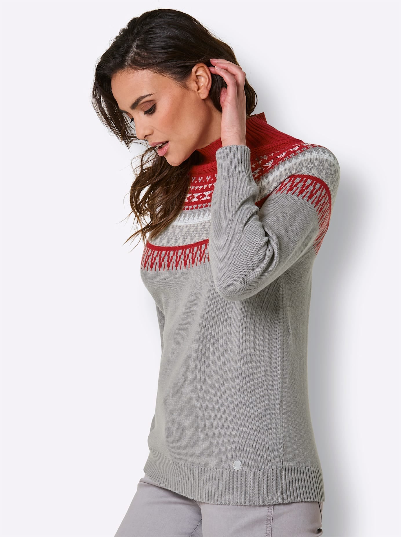 CREATION L PREMIUM Pull norvégien »Modal-Mix-Pullover«