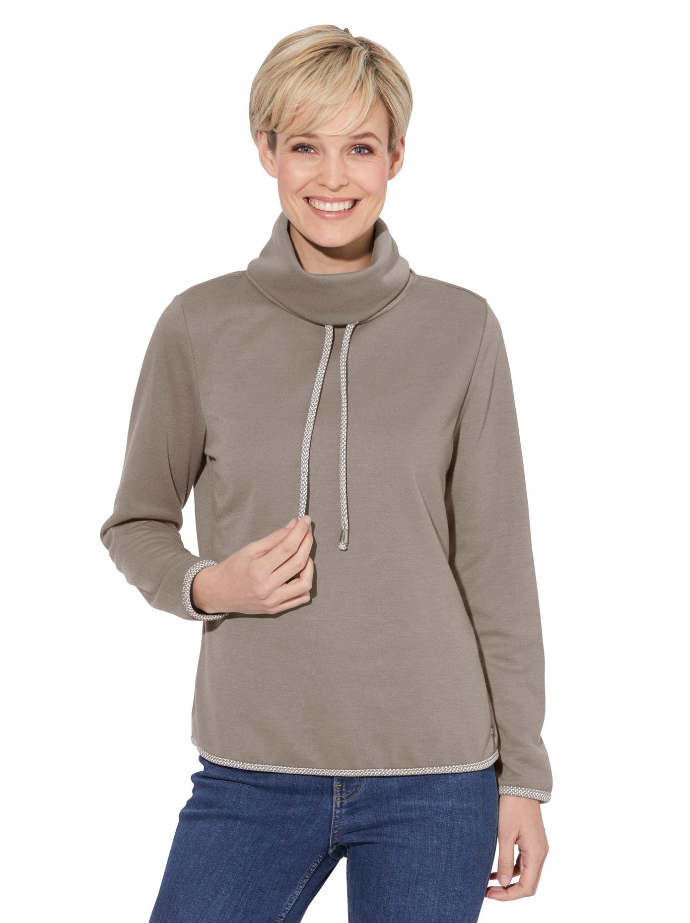 Image of Casual Looks Rollkragenshirt »Sweatshirt«, (1 tlg.) bei Ackermann Versand Schweiz