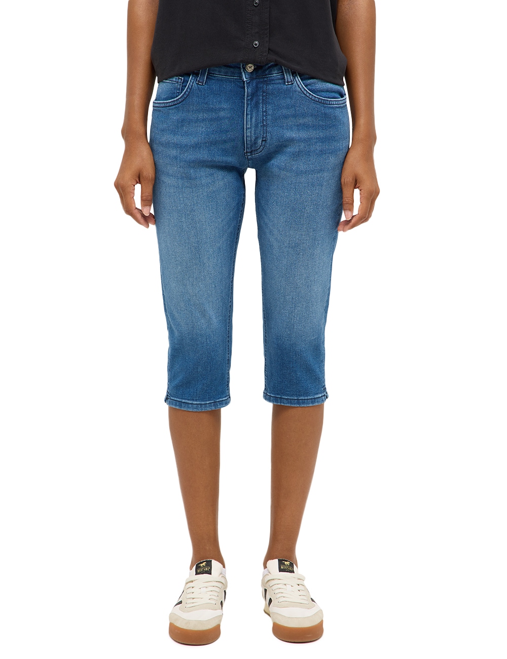 Image of MUSTANG Slim-fit-Jeans "Damen Style Rebecca Capri"