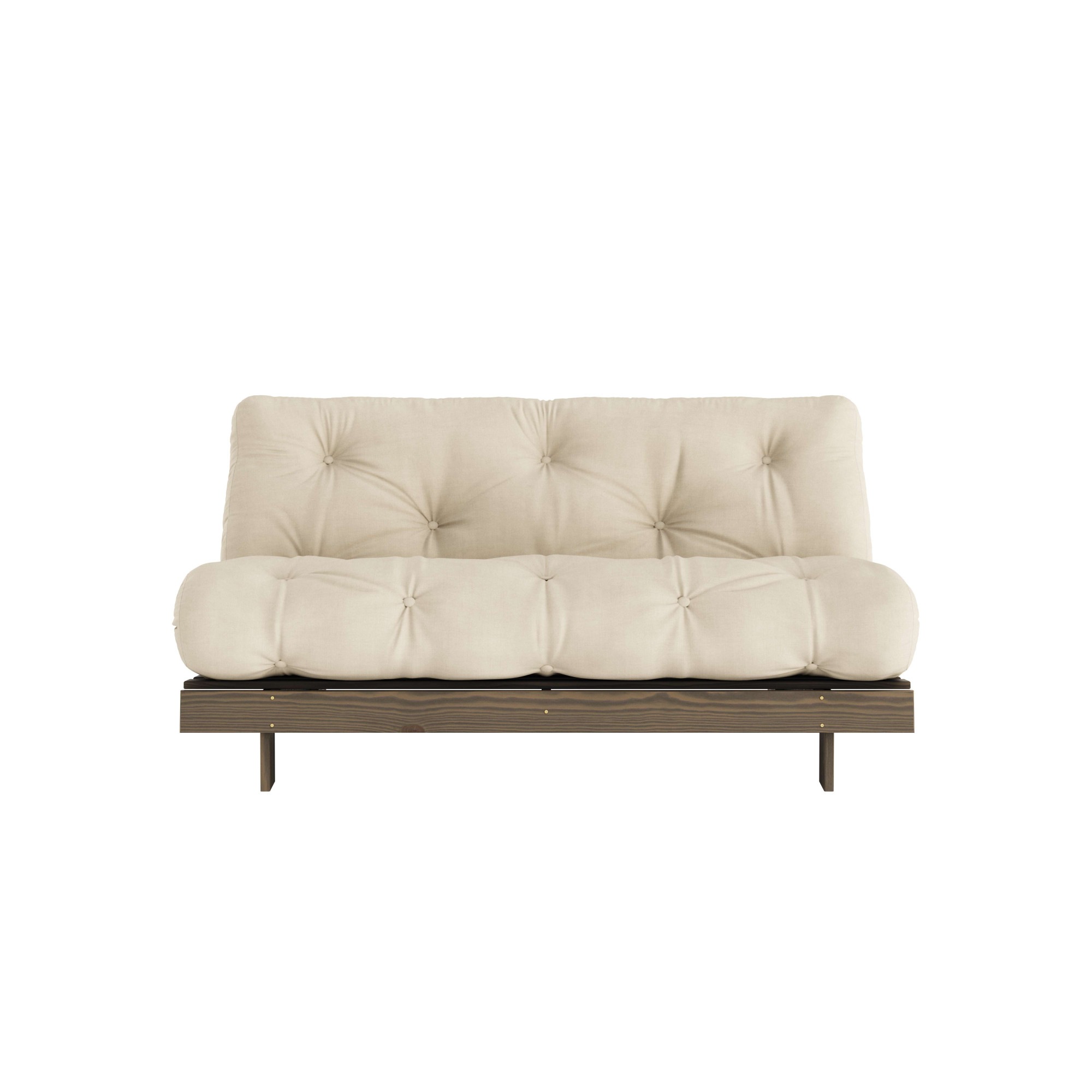 Karup Design Daybett "Roots Sofa Bed, Schlafsofa, Bettfunktion, FSC-Massivholz" Inkl. Futonmatratze, Made in Europe, langlebig, B: 140 oder 160 cm