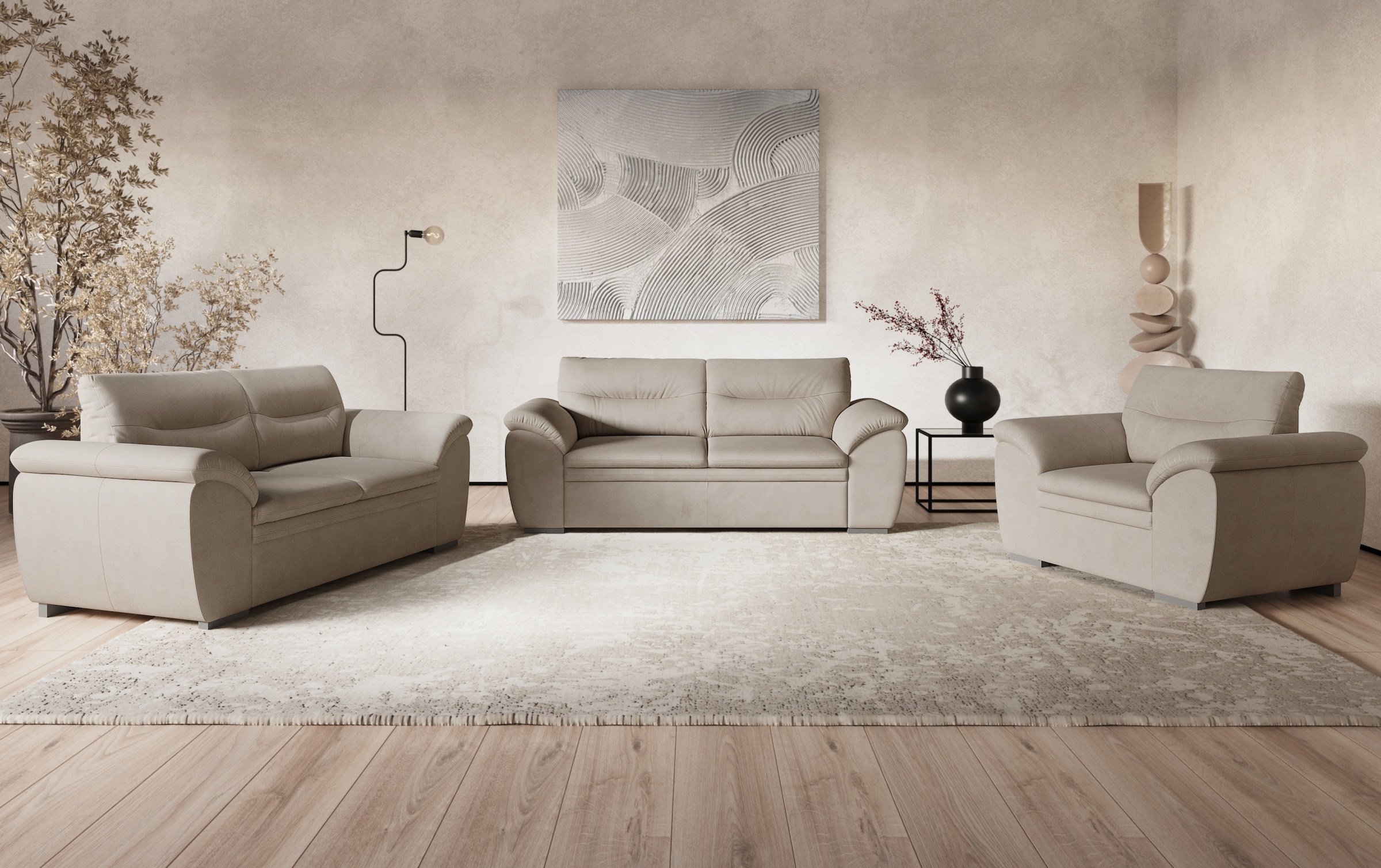 COTTA 2-places »Leandra« Polstergarnitur, auch als Set erhältlich