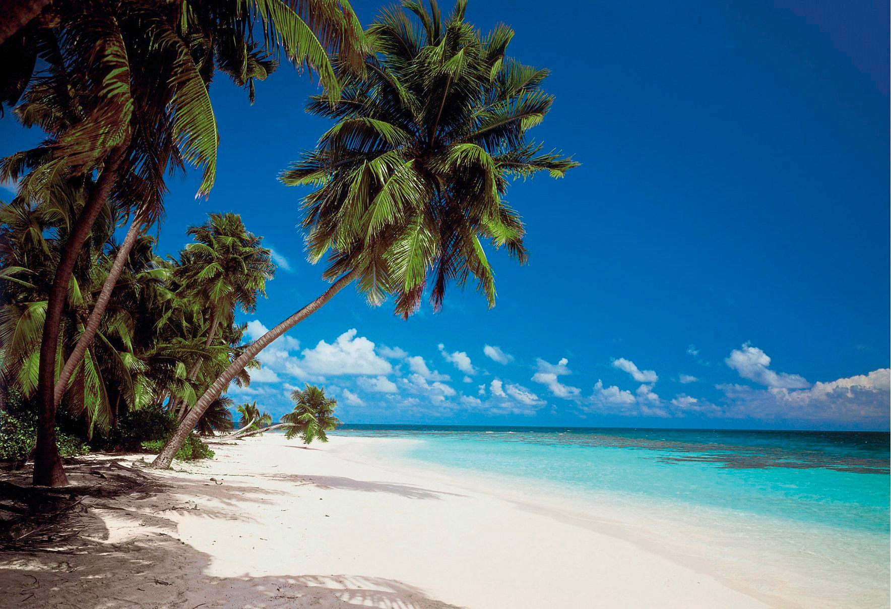Image of Komar Fototapete "Maldives - Grösse 368 x 254 cm" bedruckt glatt Wohnzimmer, Schlafzimmer