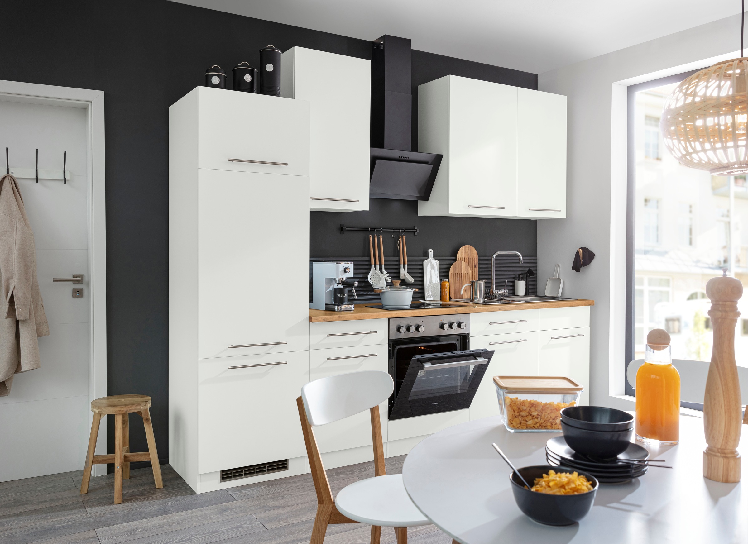 wiho Küchen Küchenzeile "Unna" ohne E-Geräte, Breite 280 cm