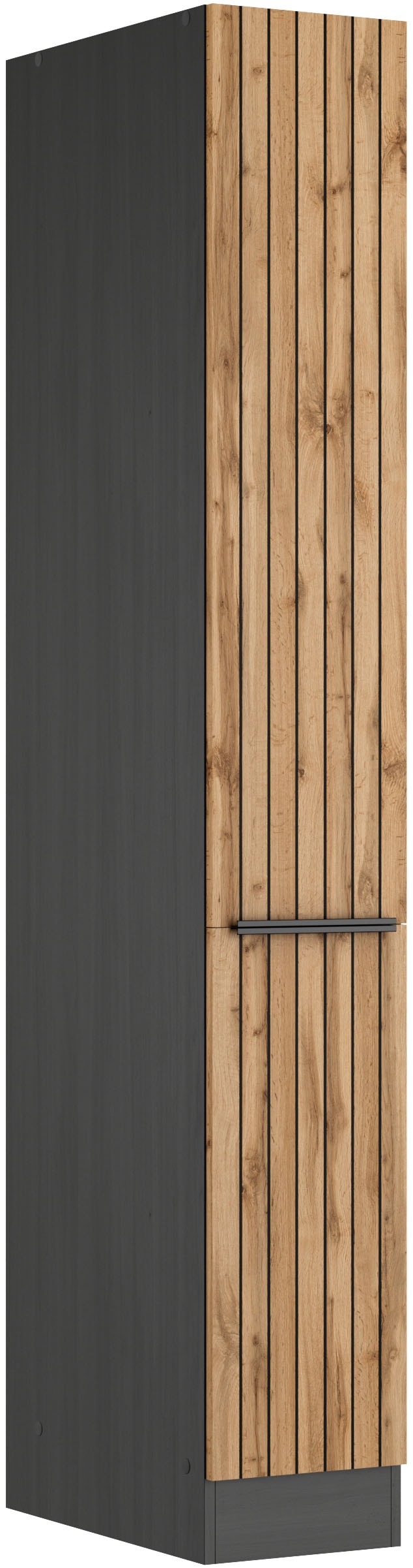 Image of KOCHSTATION Apothekerschrank "KS-Lagos" Breite/Höhe 30/200 cm, mit 5 grossen Ablagekörben