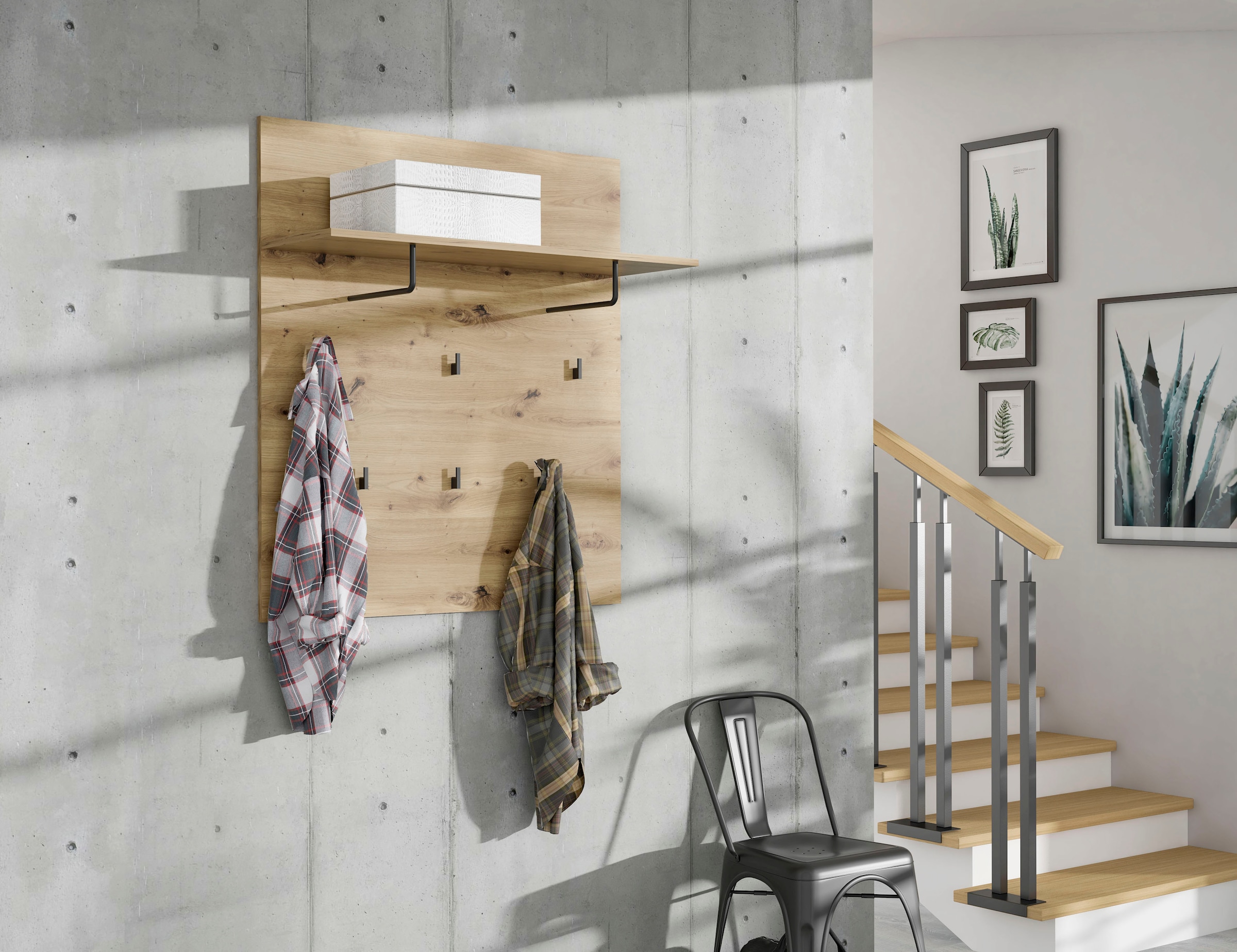 FORTE Panneau de vestiaire »Trondheim« largeur env. 90 cm