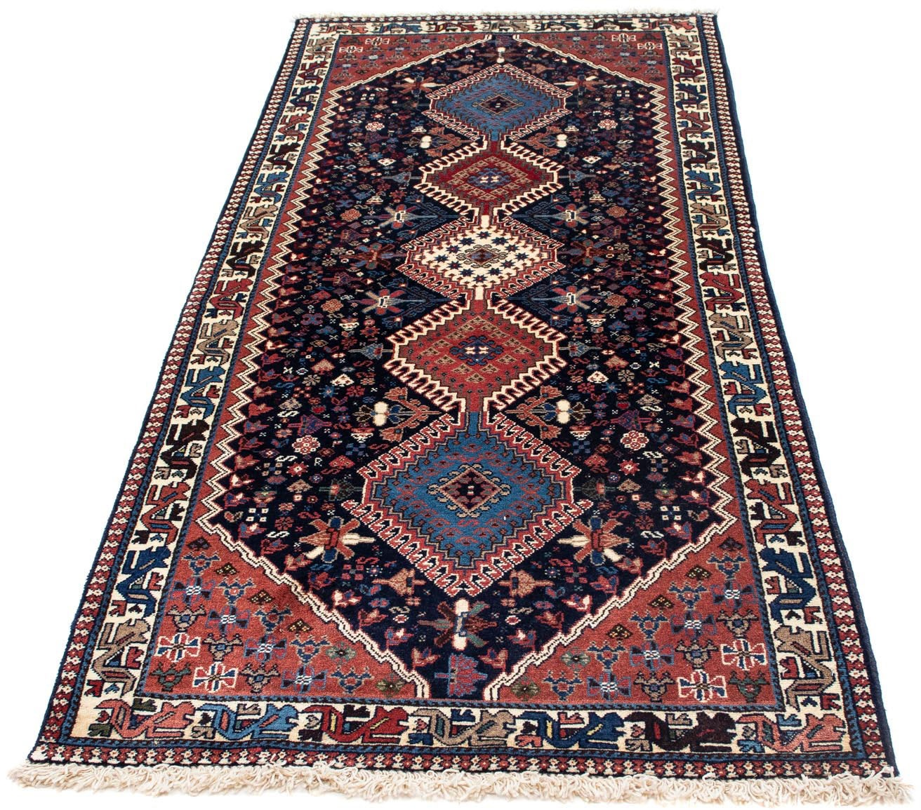 Image of morgenland Hochflor-Läufer »Yalameh Medaillon Ruggine 205 x 80 cm«, rechteckig, 1 mm Höhe, Handgeknüpft bei Ackermann Versand Schweiz