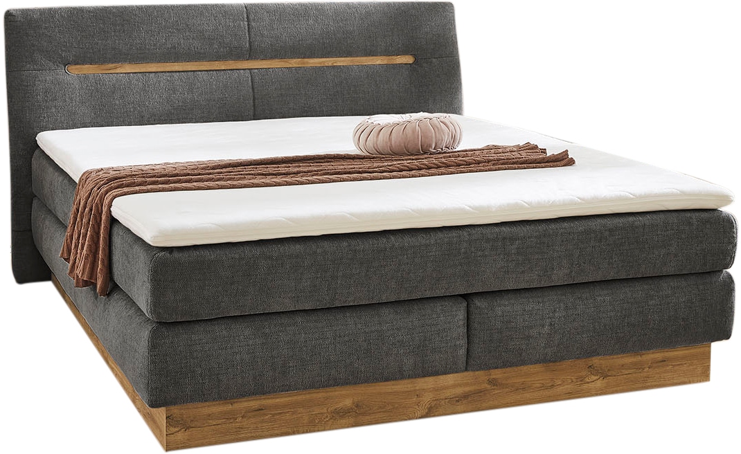 Jockenhöfer Gruppe Boxspringbett »Nika erhältlich in der Grösse 180x200cm« mit Bettkasten, 7-Zonen-Matratze, Topper, mehrere Härtegrade wählbar