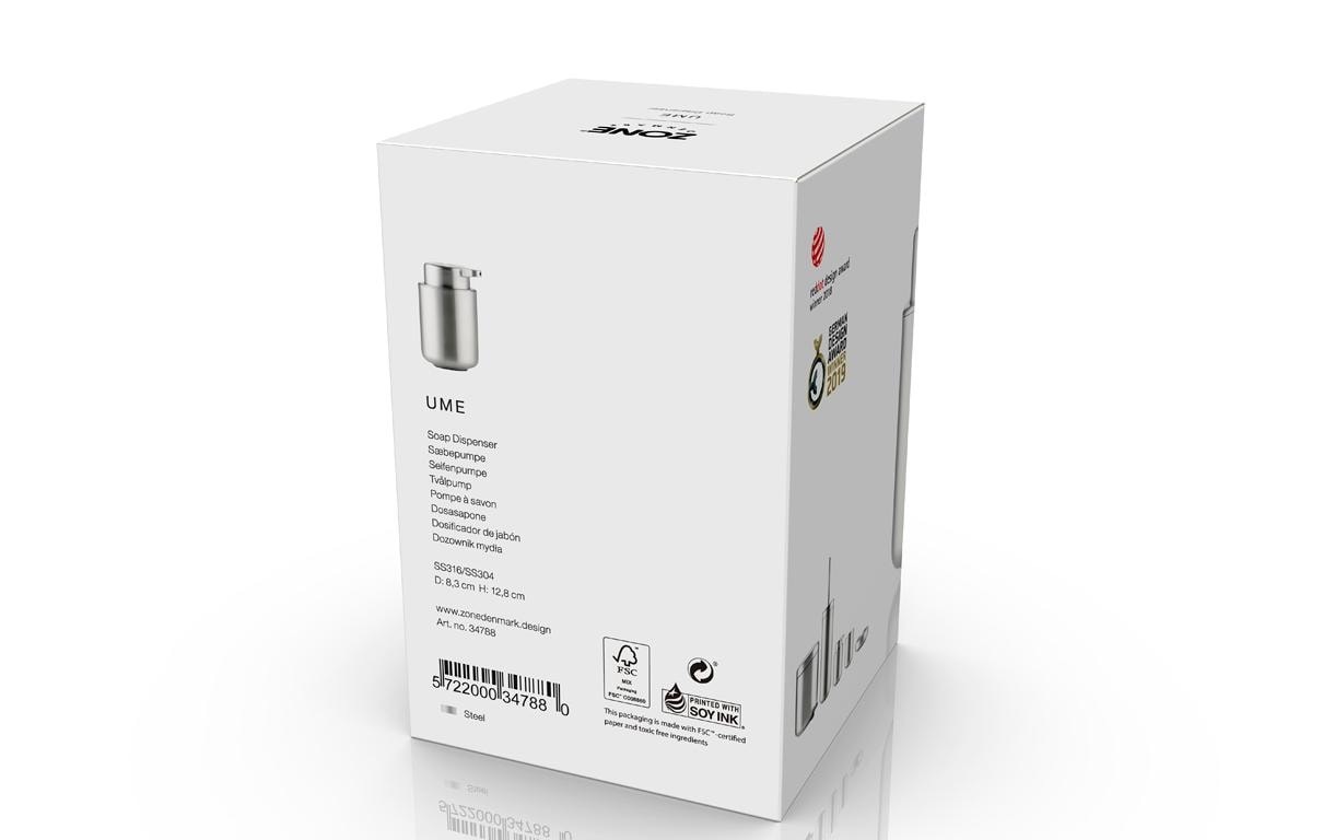 Zone Denmark Seifenspender "Zone Ume, 250 ml" Seifenspender aus Stahl