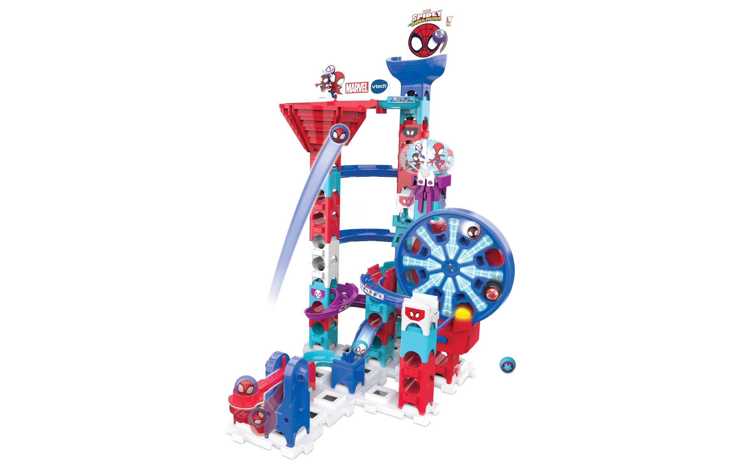 Image of Vtech Kugelbahn "Marble Rush – Spidey Super Spin Challenge"