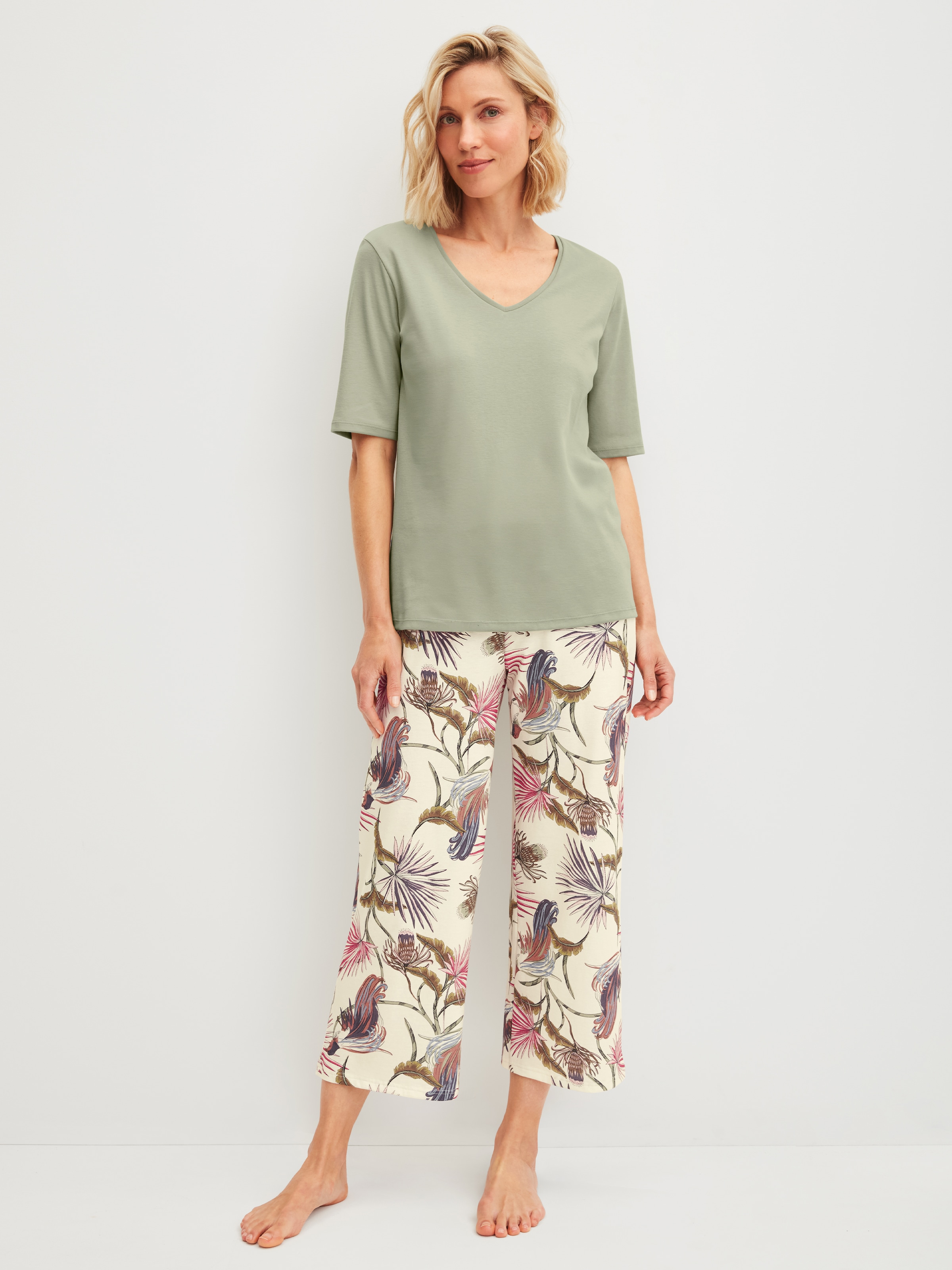 Image of CALIDA Schlafhose "Favourites Arts" mit Allover-Print, in weicher Single-Jersey-Qualität