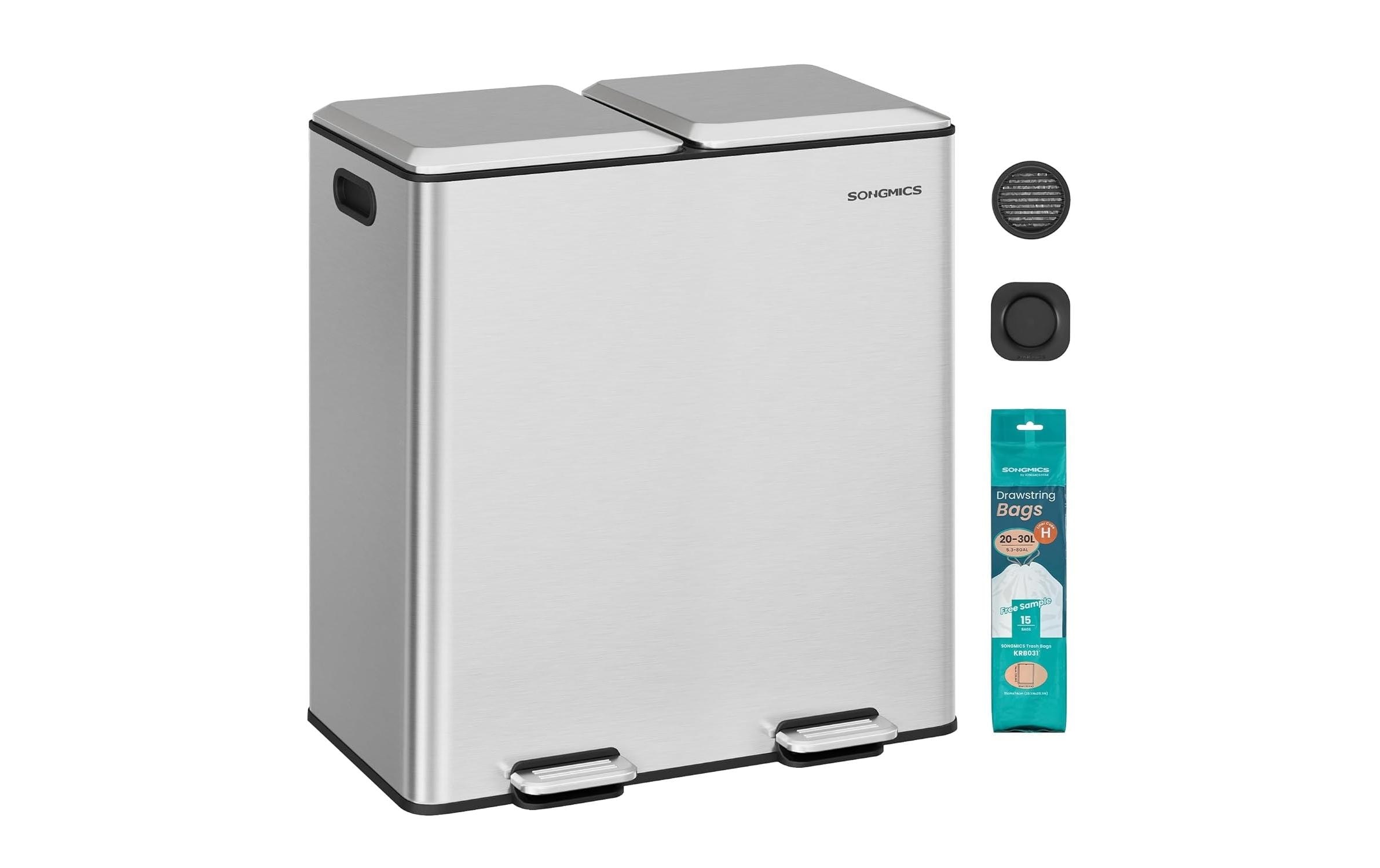 Image of SONGMICS Mülleimer "60 l" Treteimer