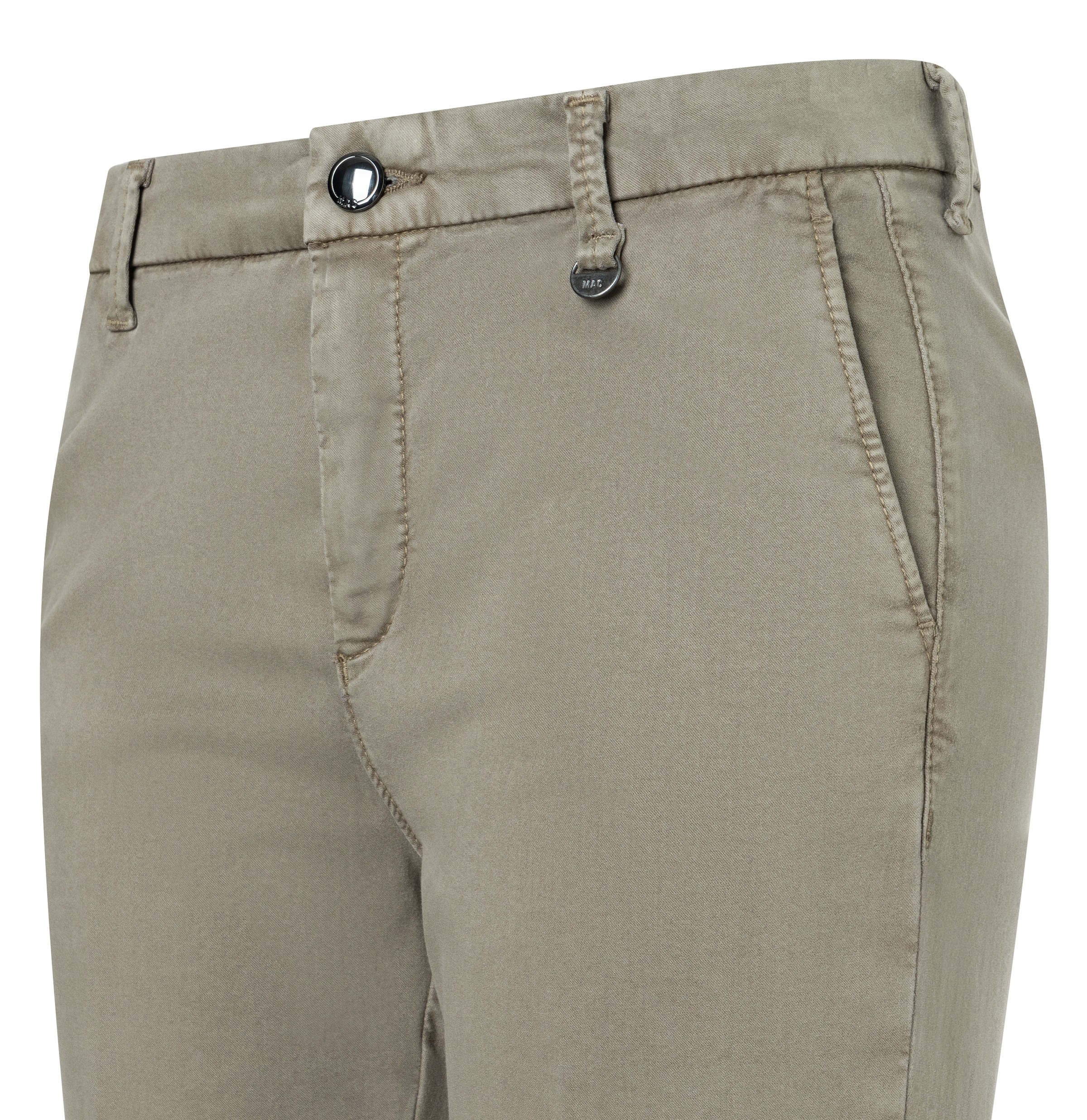 MAC Chinohose »CHINO turn up«  mit dezentem Glanz, elegant und sportiv zugleich