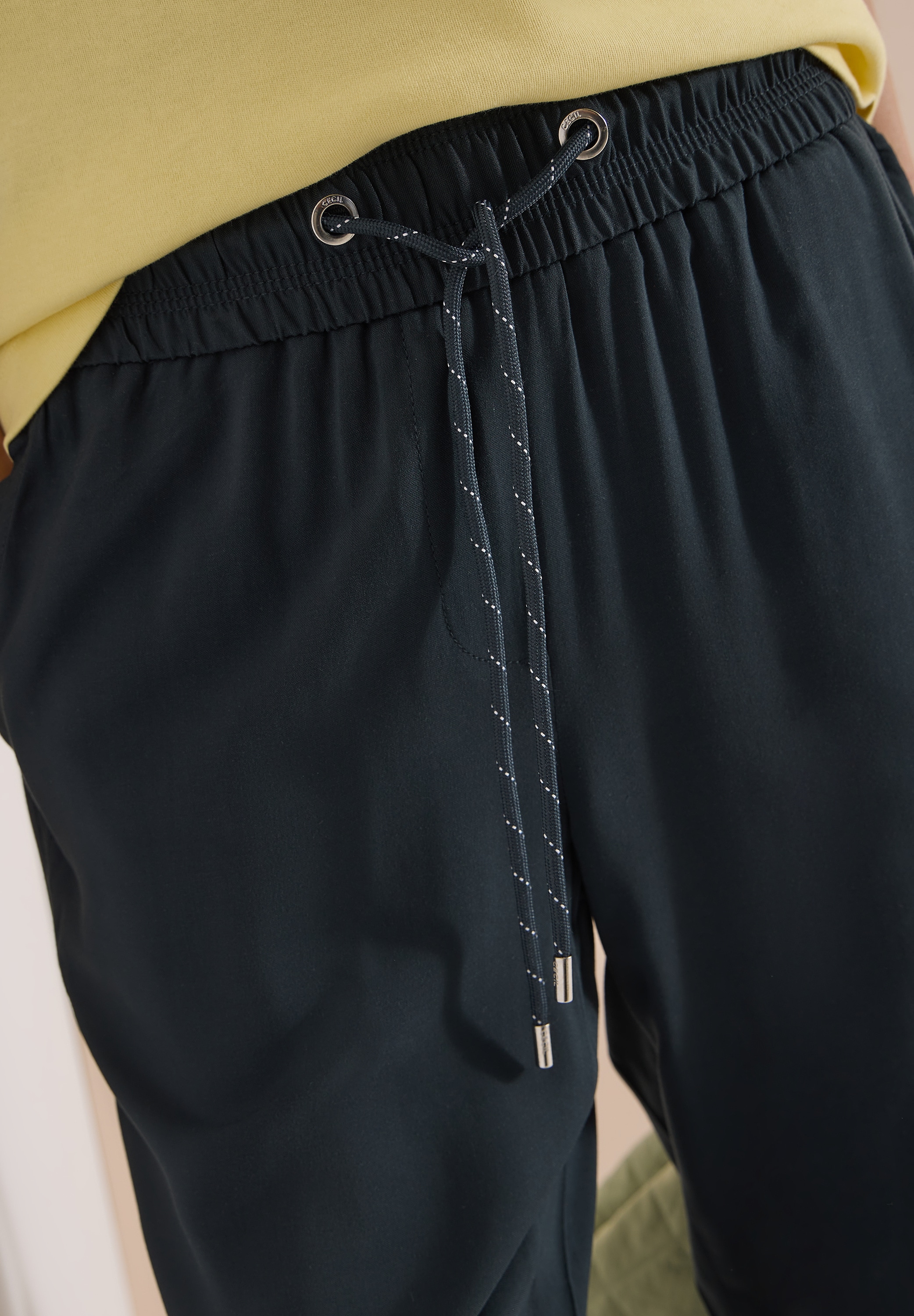 Cecil Jogger Pants »Style Chelsea«  aus Viskose, atmungsaktiv, Loose Fit, schmale Beinform