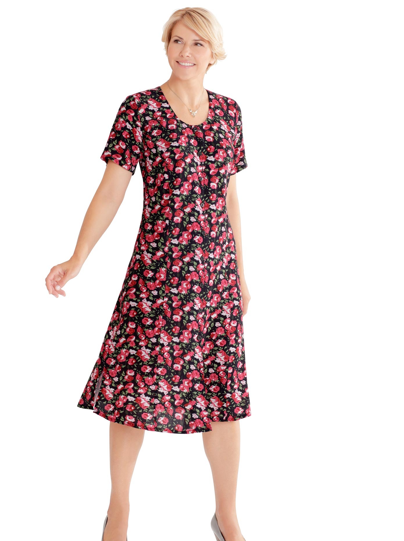 Kleid mit sommerlichem Blütendessin