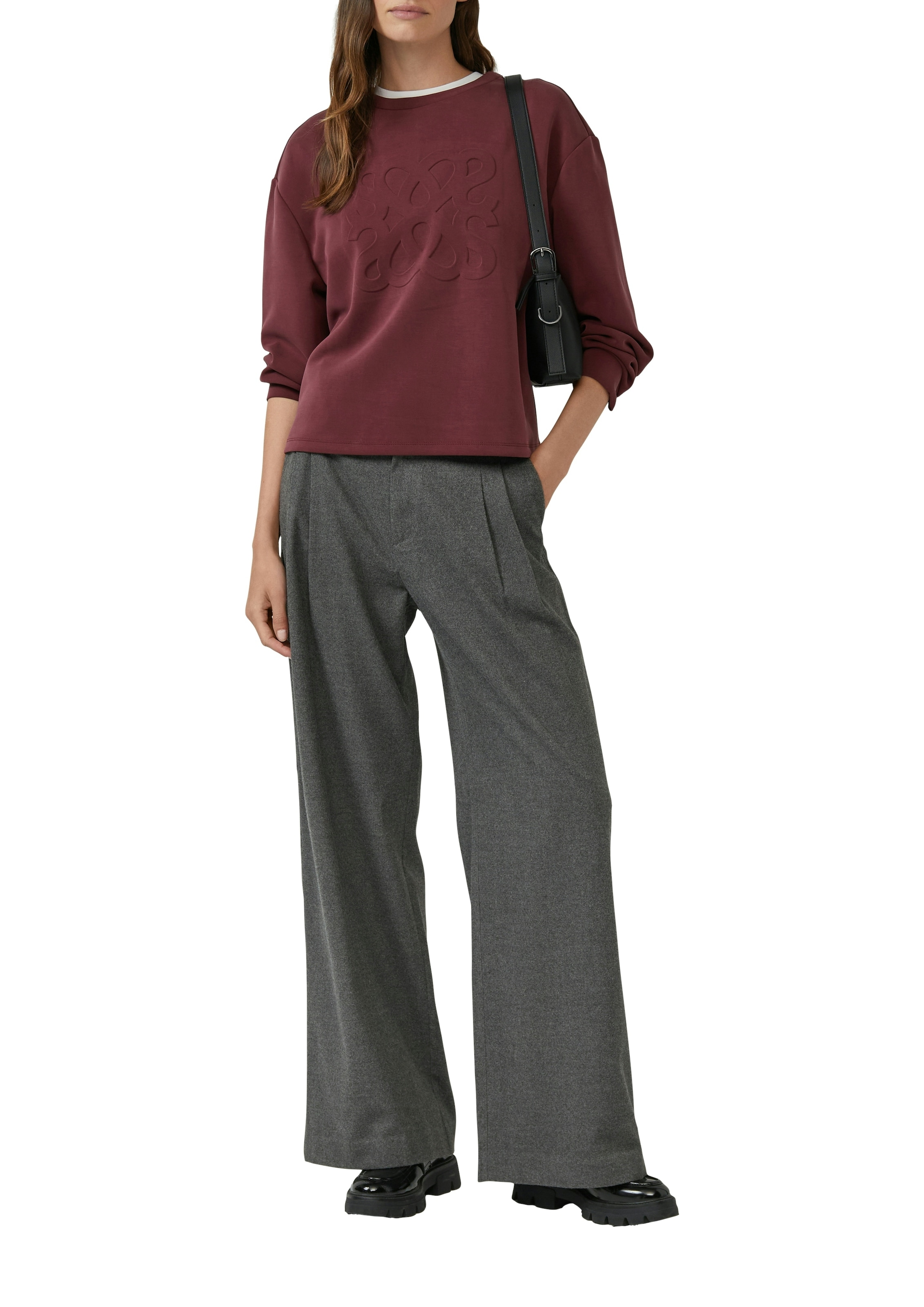 s.Oliver Sweat-shirt , avec embossage
