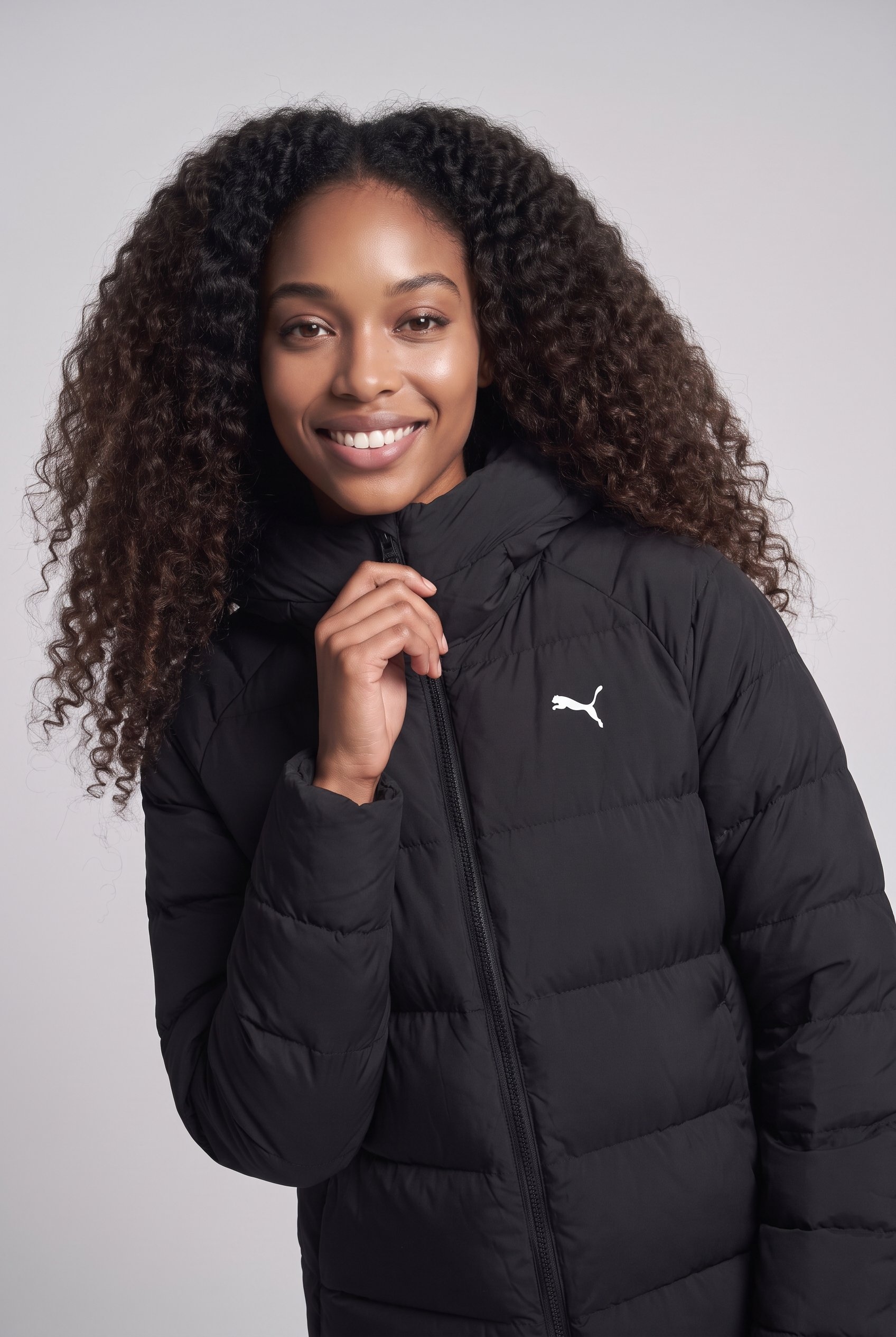 PUMA Veste d'hiver »MONO HOODED JACKET« avec capuche avec capuche douillette, déperlant
