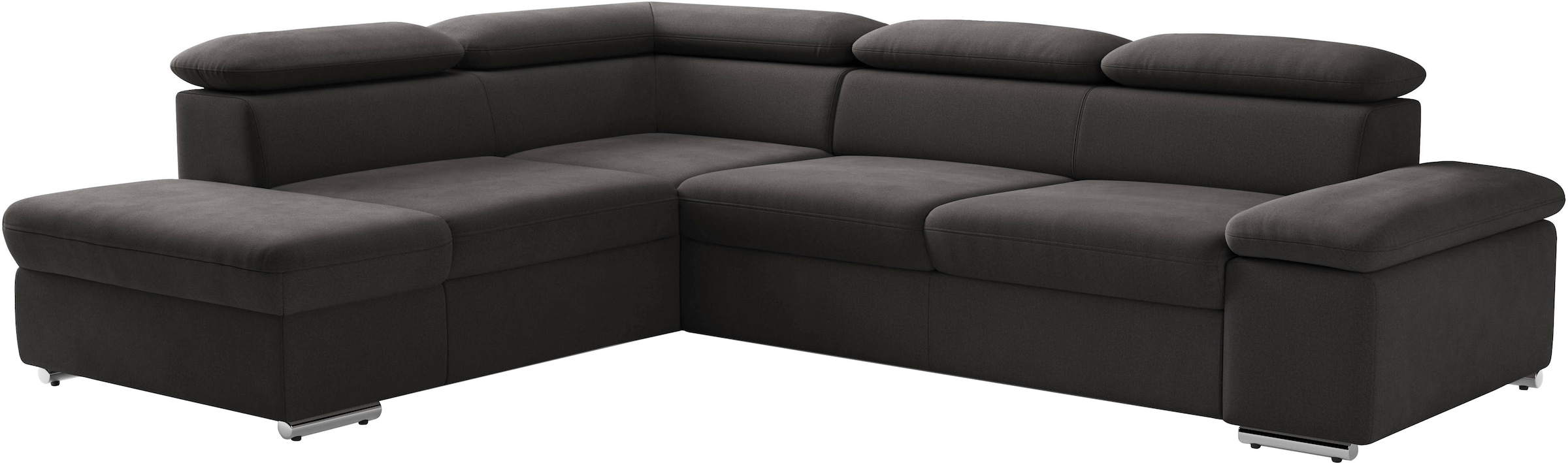 sit&more Ecksofa »Valentine L-Form, B: 272 cm« mit Arm- & Kopfteilverstellung, optional mit Bettfunktion