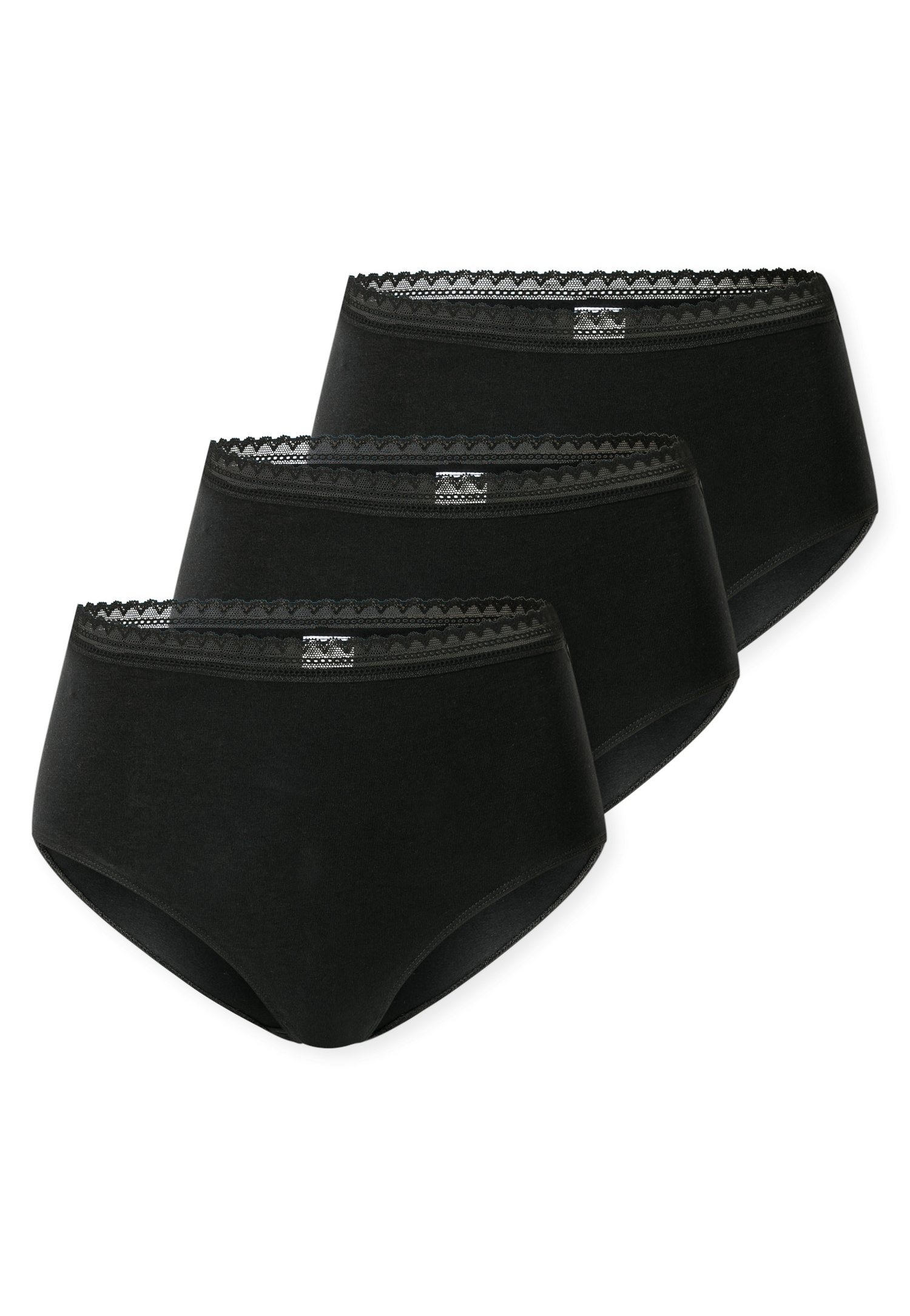 Image of Schiesser Midislip "Modern Multipacks" 3er Pack, Spitzen-Bund, elastisch