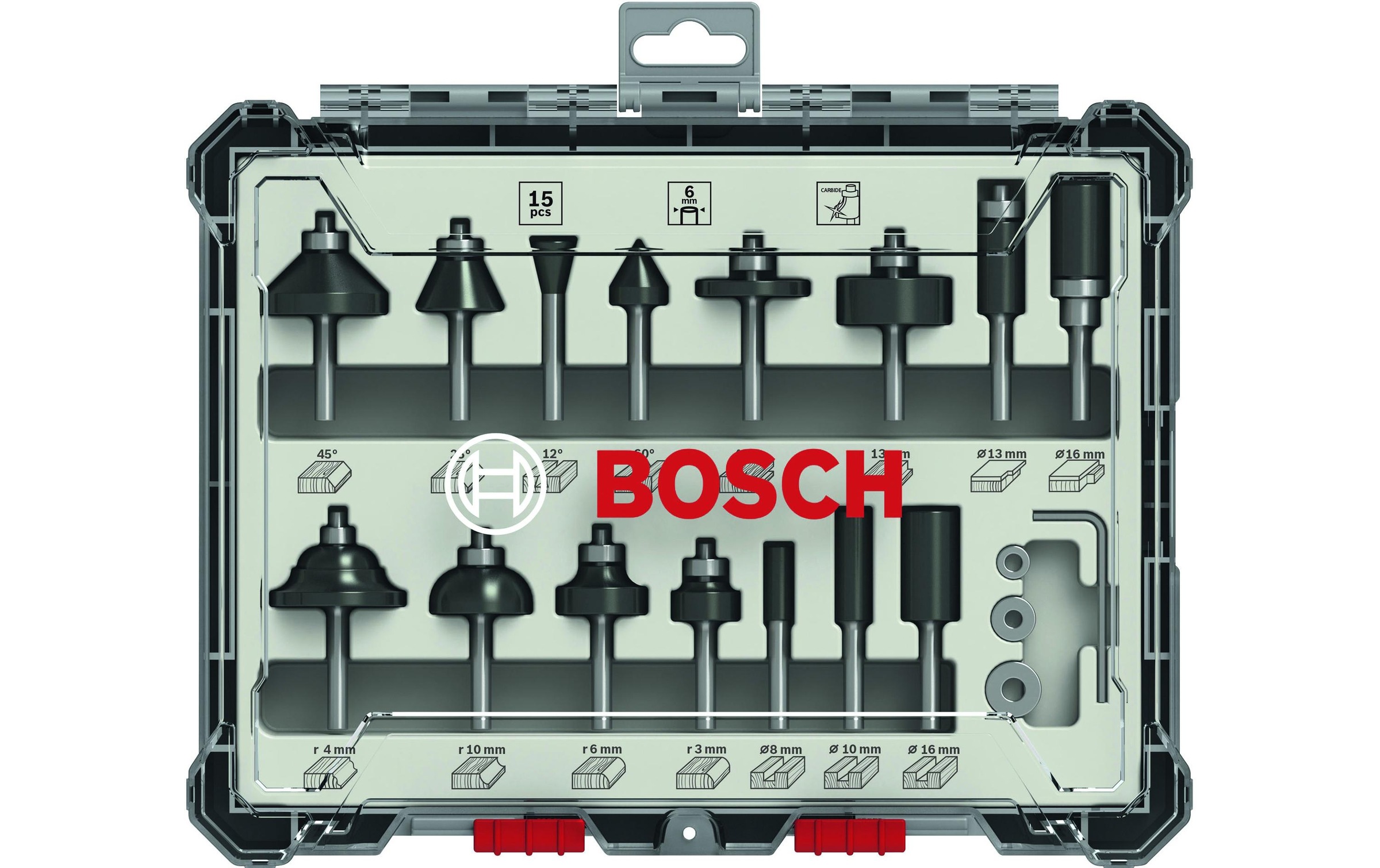 Bosch Professional Fräser-Set »6 mm-S«
