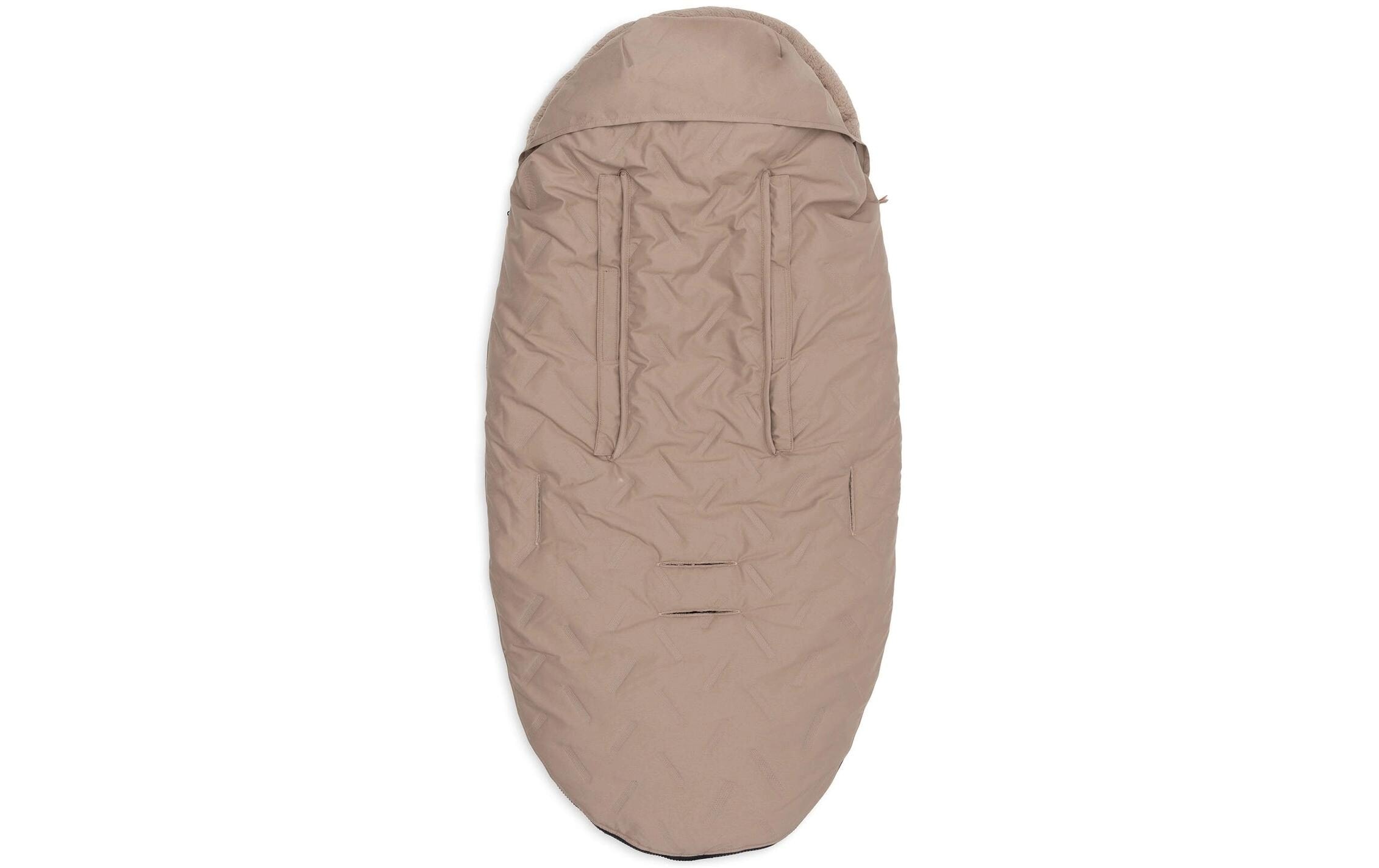 Jollein Chancelière »Embossed Milky Coffee« Wärmeschutz für Kinderwagen