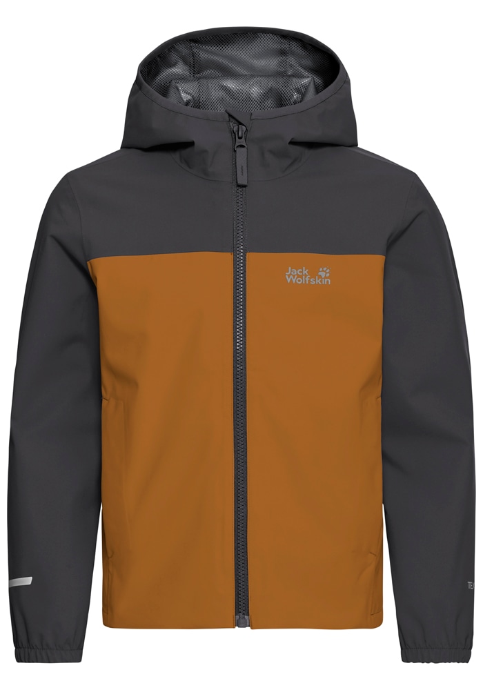 Jack Wolfskin Regenjacke »ADVENTURETRIBE 2L JKT K« atmungsaktiv, wasserdicht, mit Reissverschluss