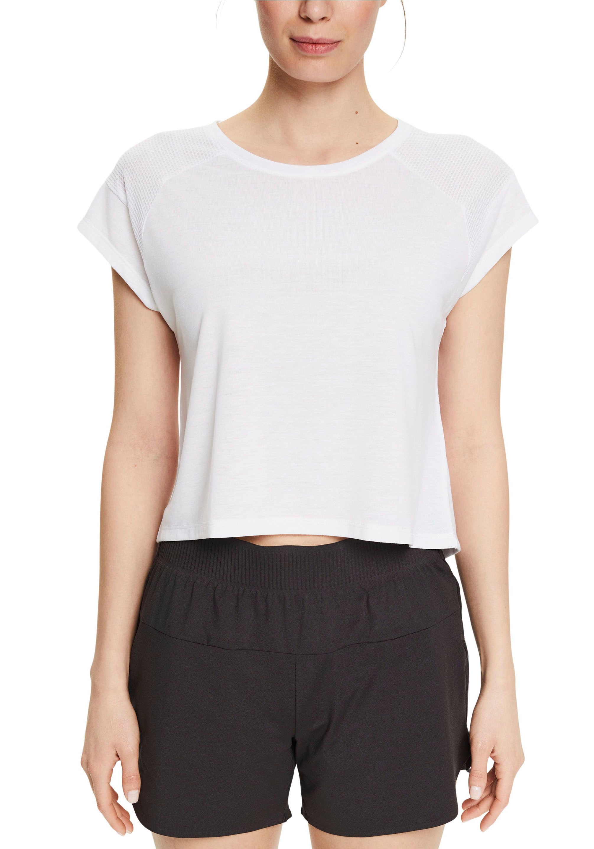 Image of esprit sports T-Shirt, mit Mesh-Einsätzen bei Ackermann Versand Schweiz
