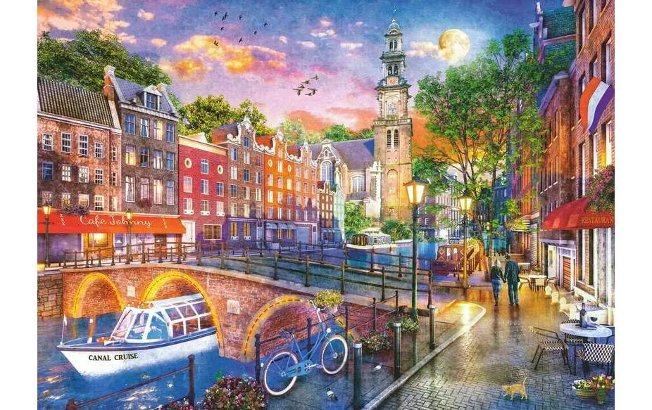 Ravensburger Puzzle »Sonnenuntergang Amsterdam 1000 Teile«