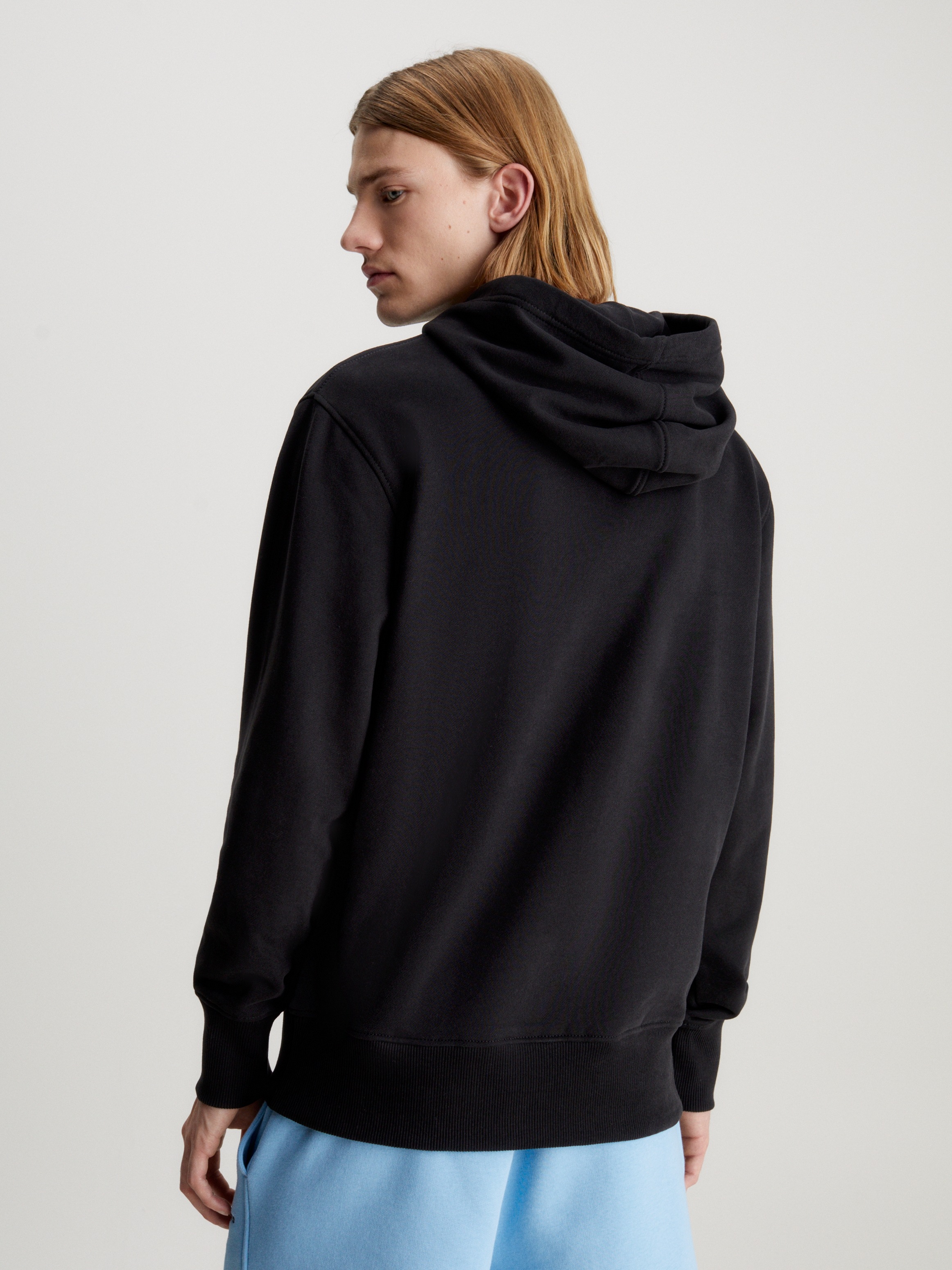 Calvin Klein Jeans Kapuzensweatshirt »INSTITUTIONAL WARP HOODIE«, mit Logodruck