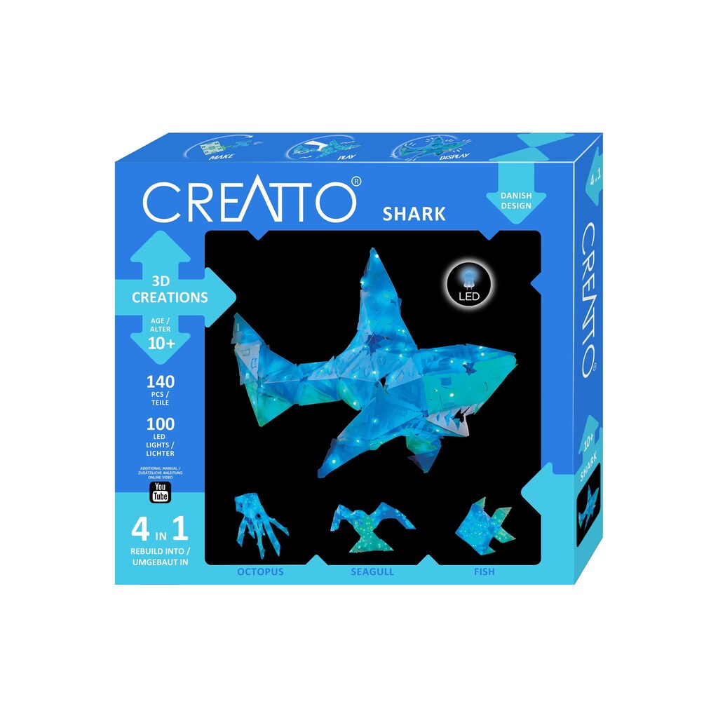 Kosmos Kreativset »CREATTO Shark 4 in«