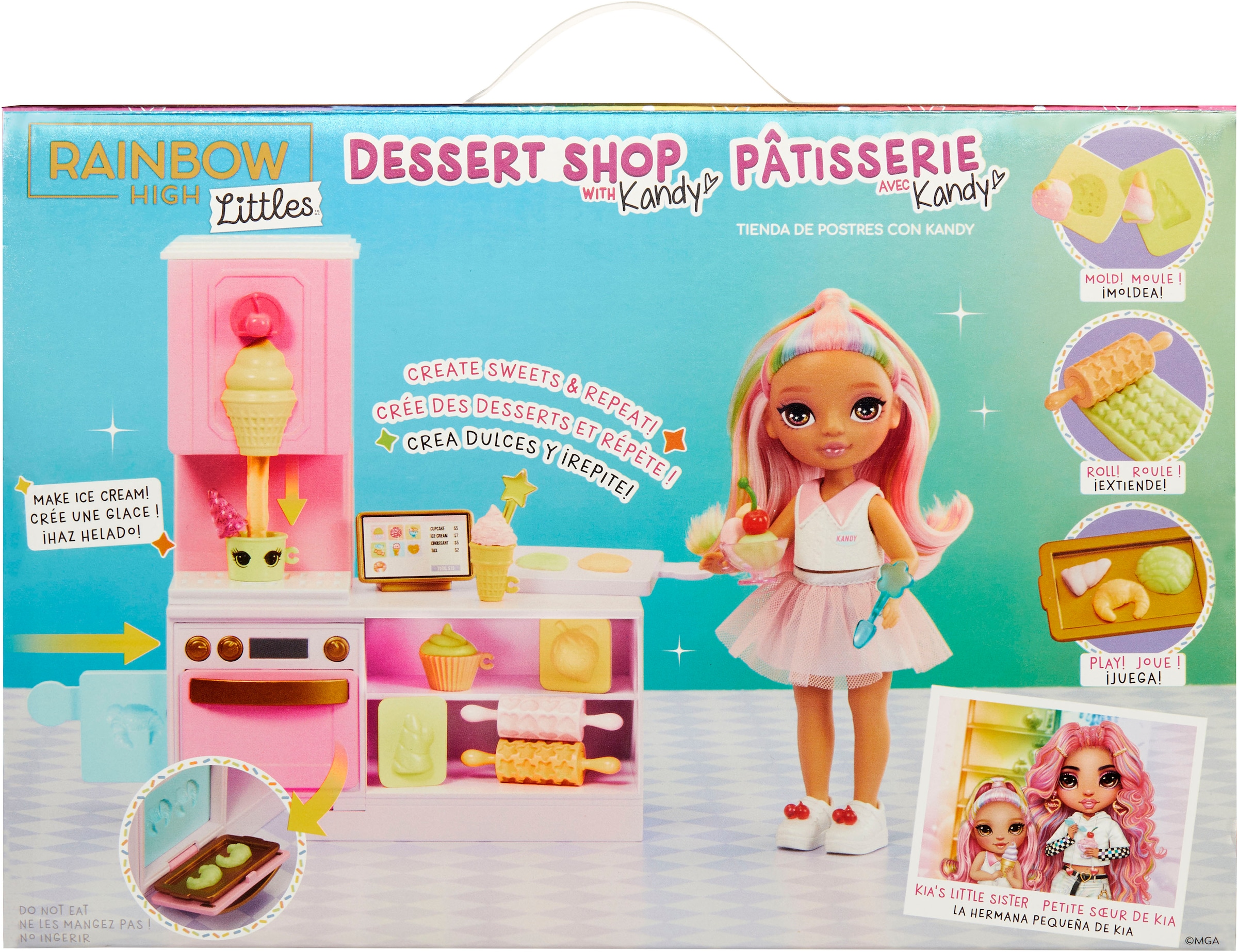 RAINBOW HIGH Mini-poupée »Rainbow High Little Dessert Shop with Kandy Playset«