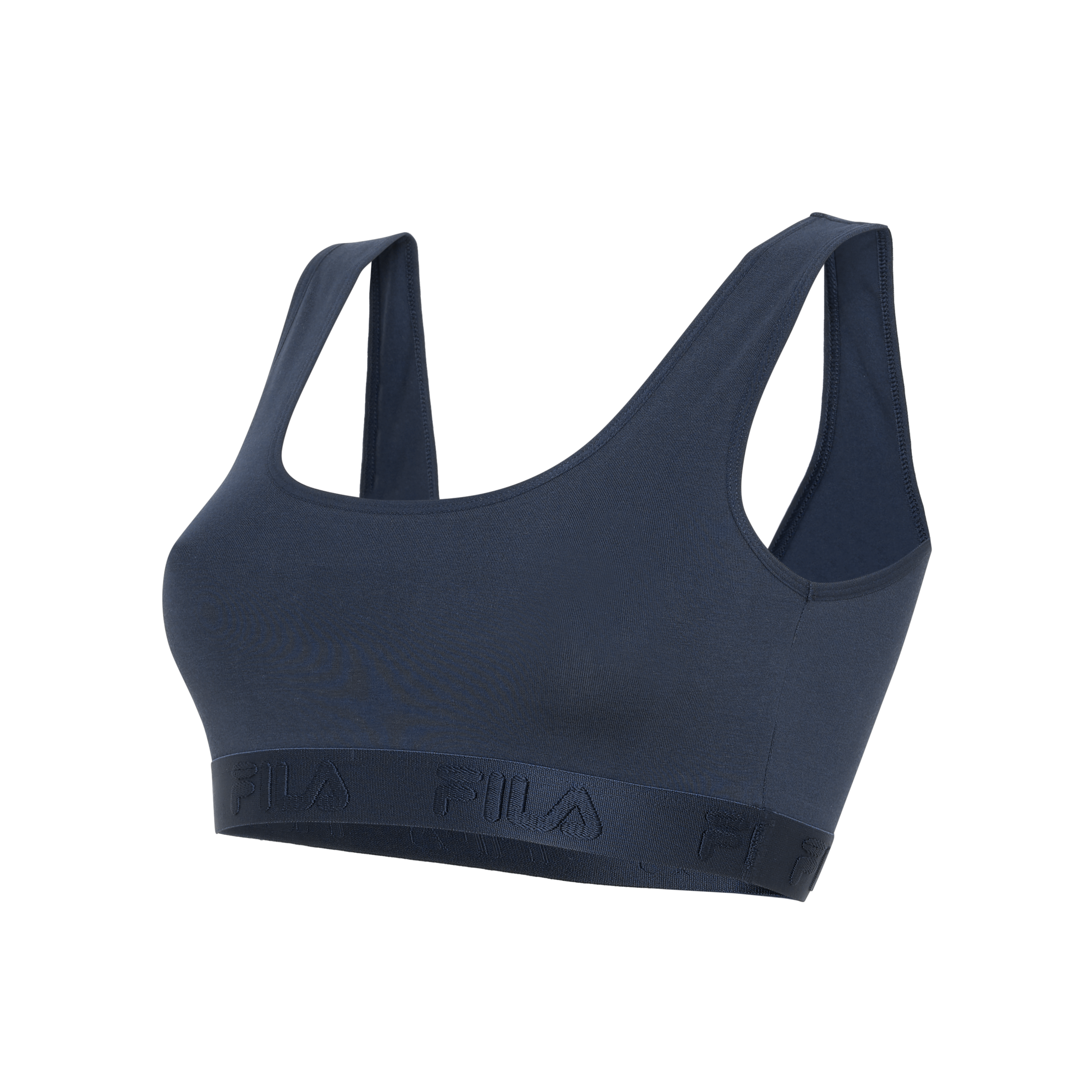 Fila Bügelloser BH elastisches Unterbrustband, Baumwollmix