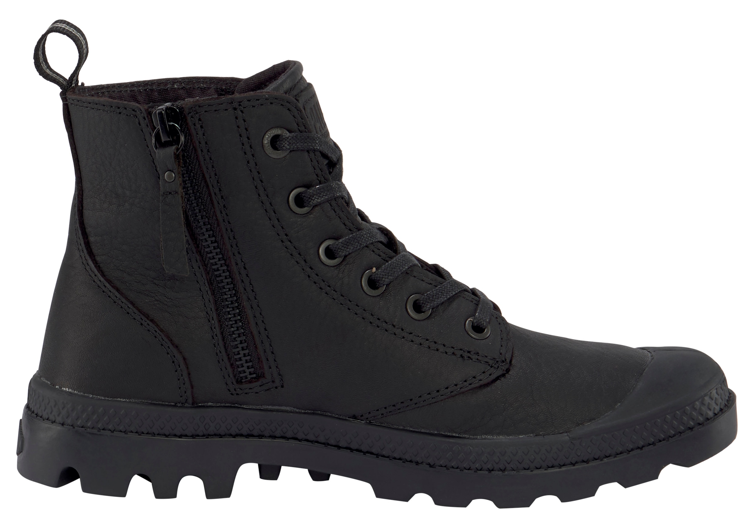 Palladium Schnürboots »PAMPA ZIP LTH ESS«, Schnürstiefelette mit Reissverschluss