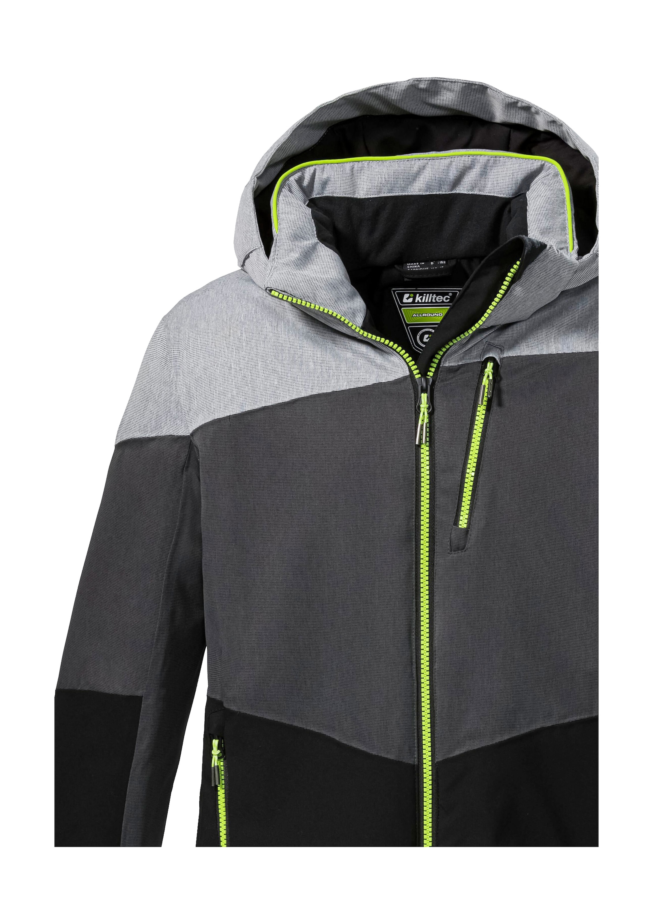 Killtec Skijacke »KSW 161 BYS SKI JCKT«, Wasserdichte, atmungsaktive Skijacke mit abnehmbarer Kapuze