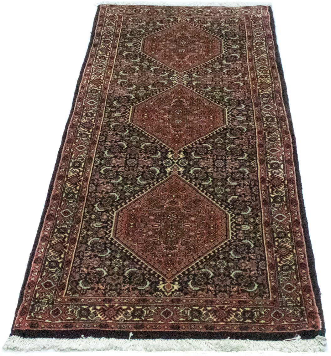 Image of morgenland Hochflor-Läufer »Bidjar Geometrisch Rosso 156 x 65 cm«, rechteckig, 1,5 mm Höhe, Unikat mit Zertifikat bei Ackermann Versand Schweiz