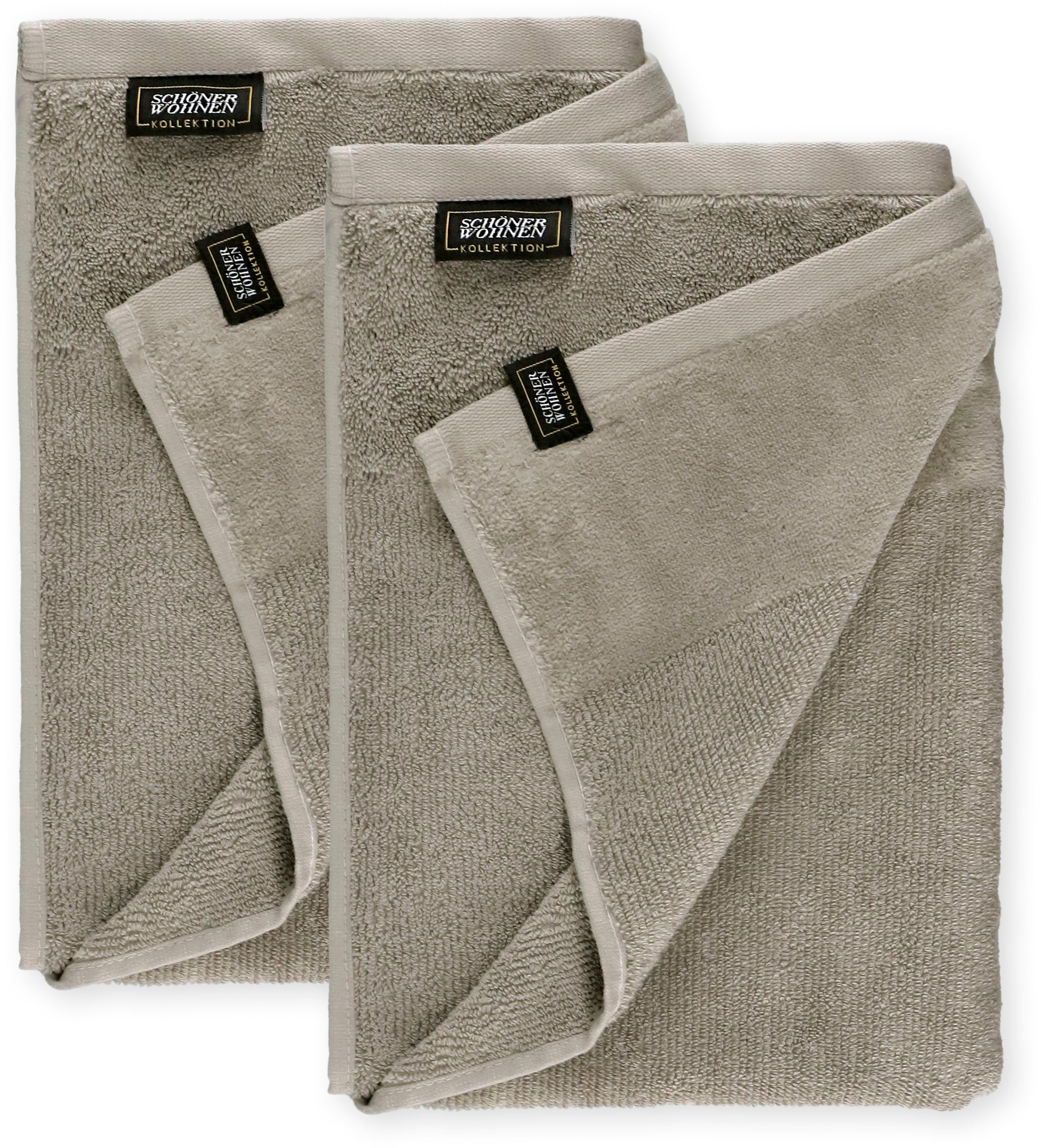 Image of SCHÖNER WOHNEN-Kollektion Duschtücher "Sense" mit Velourborte, hautschmeichelnde Airtouch Qualität, super weich