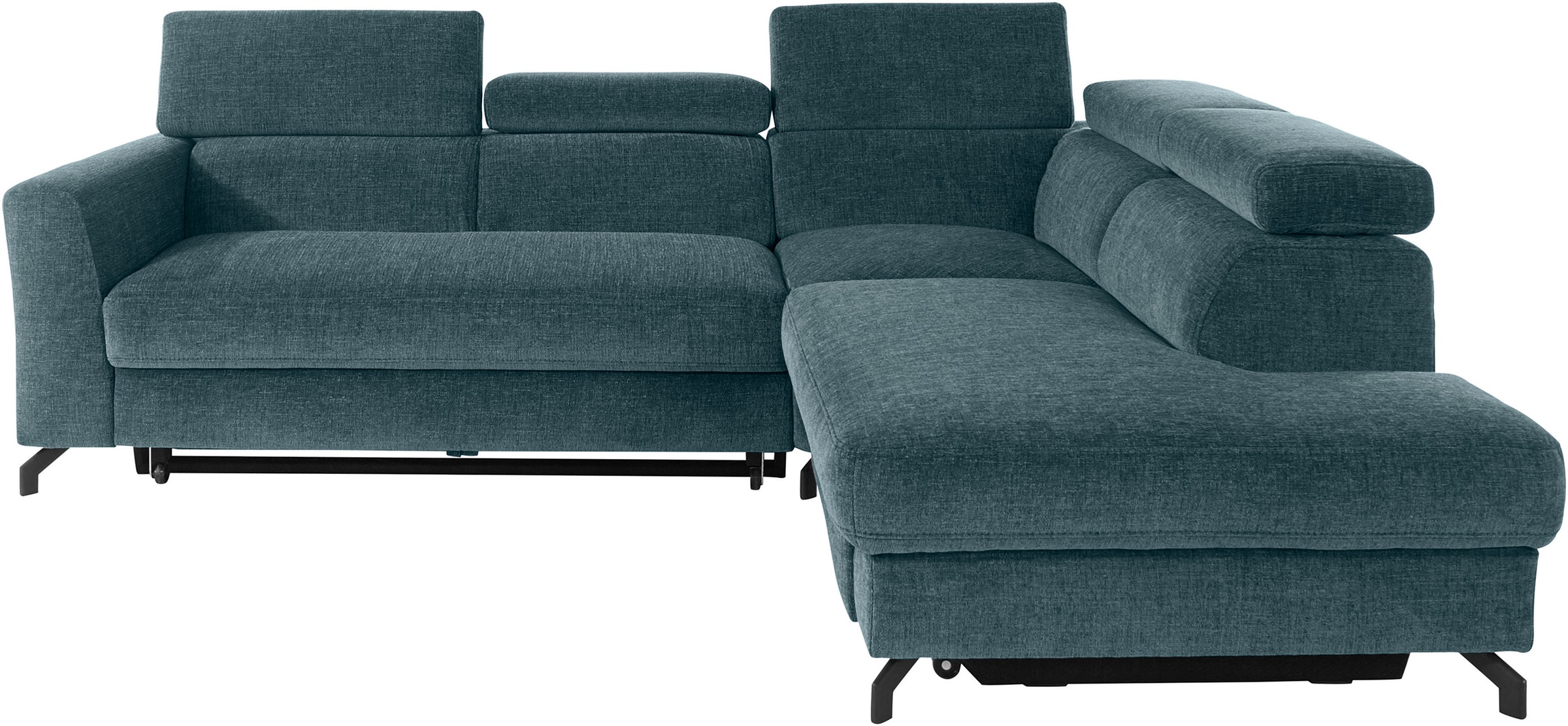 Image of Places of Style Ecksofa »Casagrande Luxus«, incl. Kopfteilverstellung, wahlweise mit Bettfunktion und Bettkasten, mit besonders hochwertiger Kaltschaumpolsterung für bis zu 140 kg pro Sitzfläche, auch mit Aqua clean-Bezug oder mit Cord bei Ackermann Versa