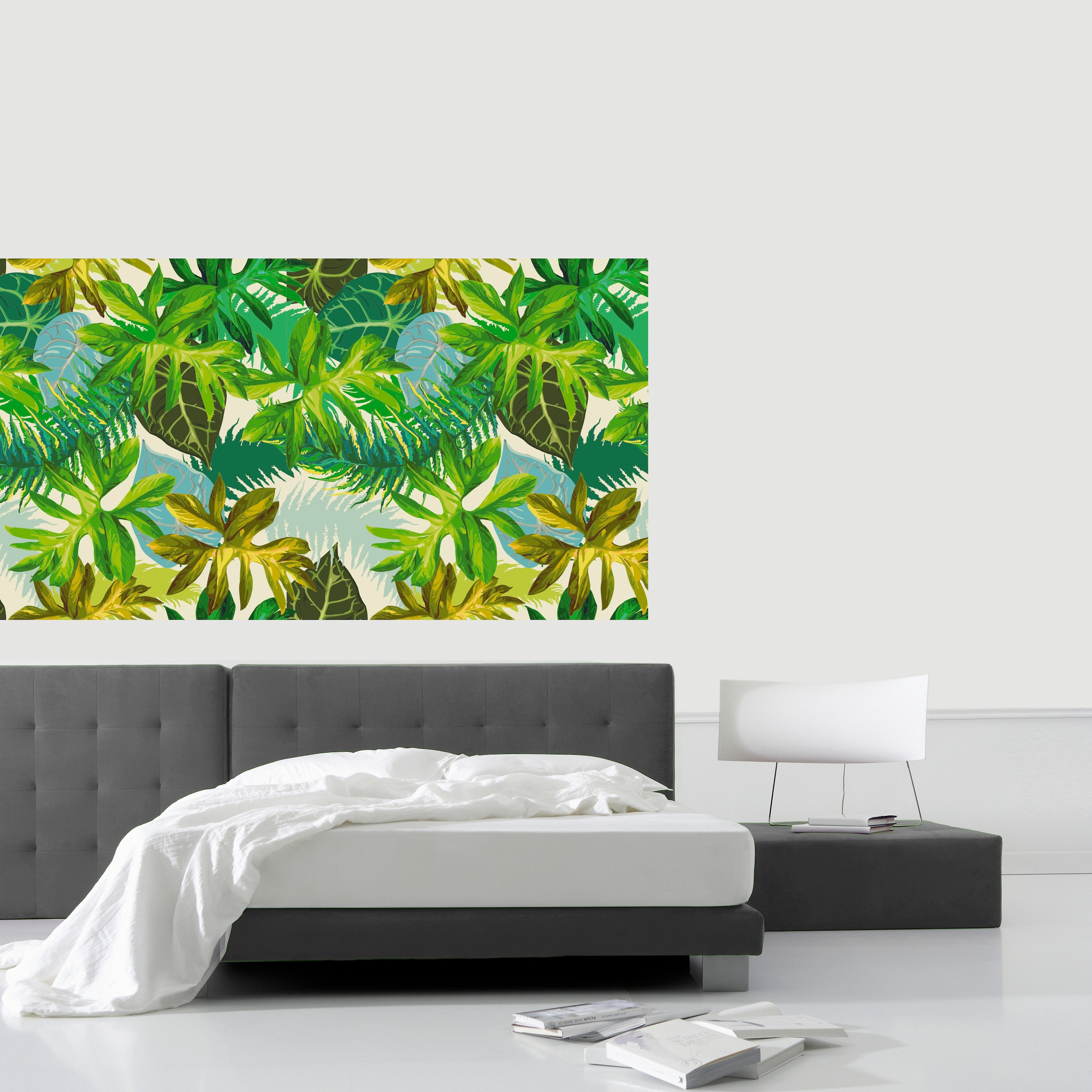 queence Vinyltapete »Noah« Motiv | bedruckt | botanisch | geblümt | gemustert | natürlich glatt 90x250cm, selbstklebend, kinderleichte Anbringung, , Sticker