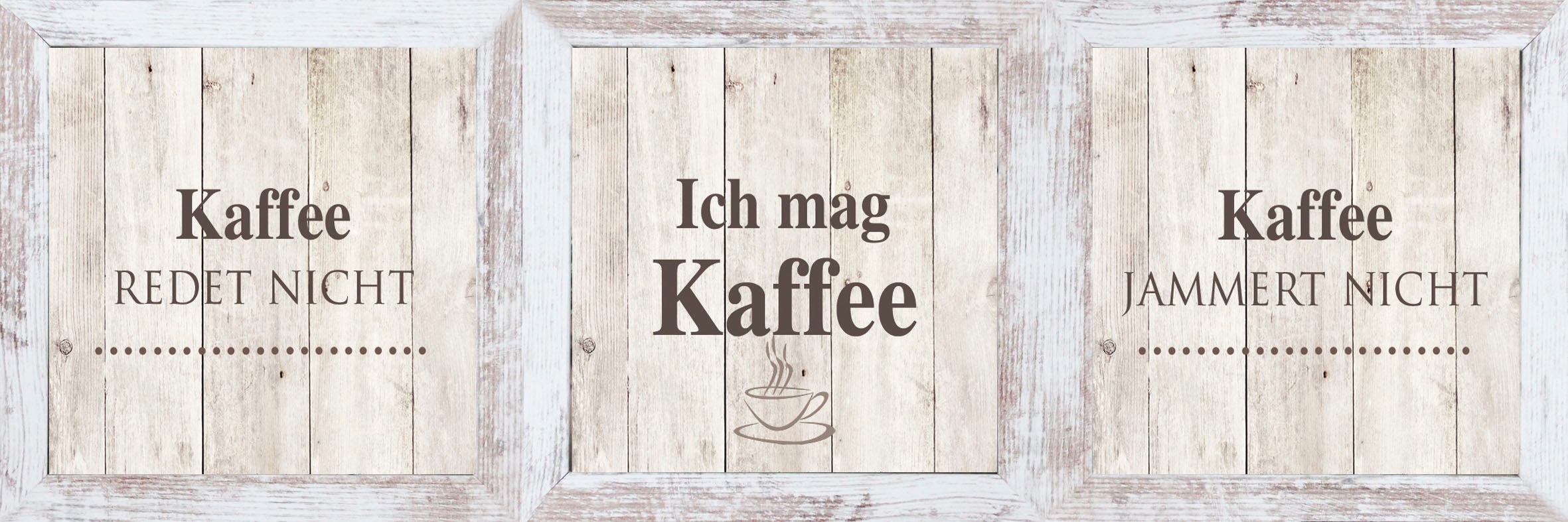 Image of Bönninghoff Bild mit Rahmen »Kaffee, 3er Set«, (1 St.) bei Ackermann Versand Schweiz