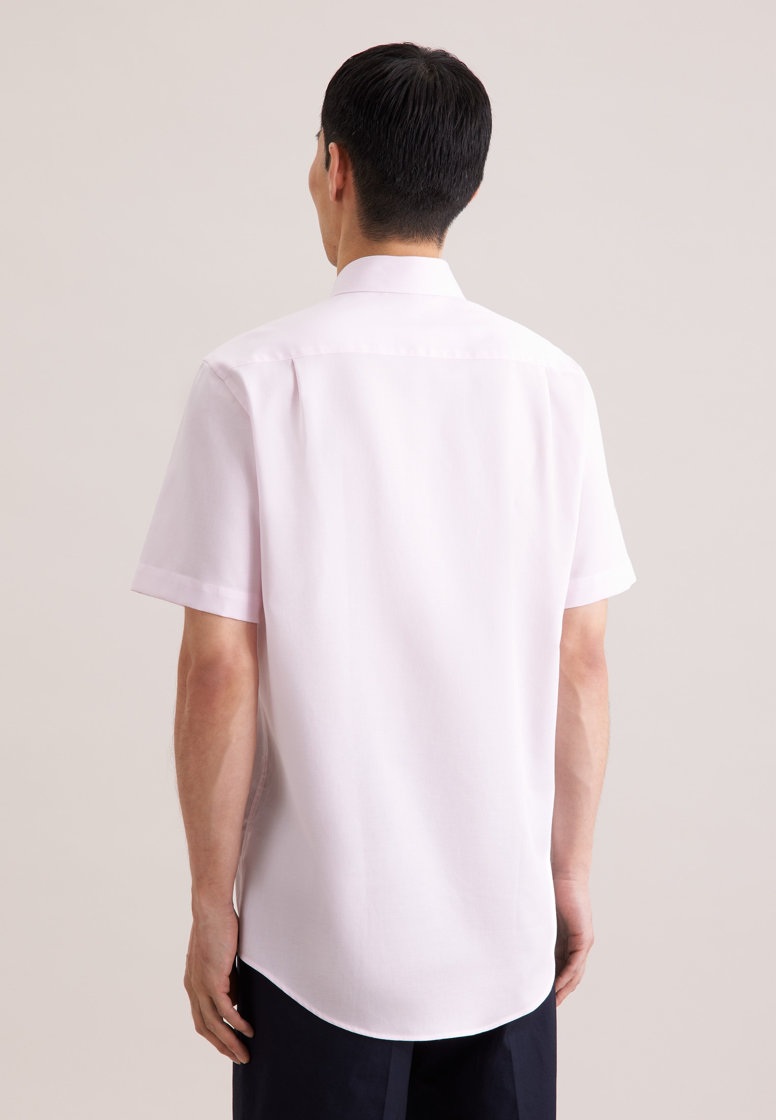 seidensticker Chemise d'affaires »Schwarze Rose« Regular 1/2 Button-Down-Kragen Struktur