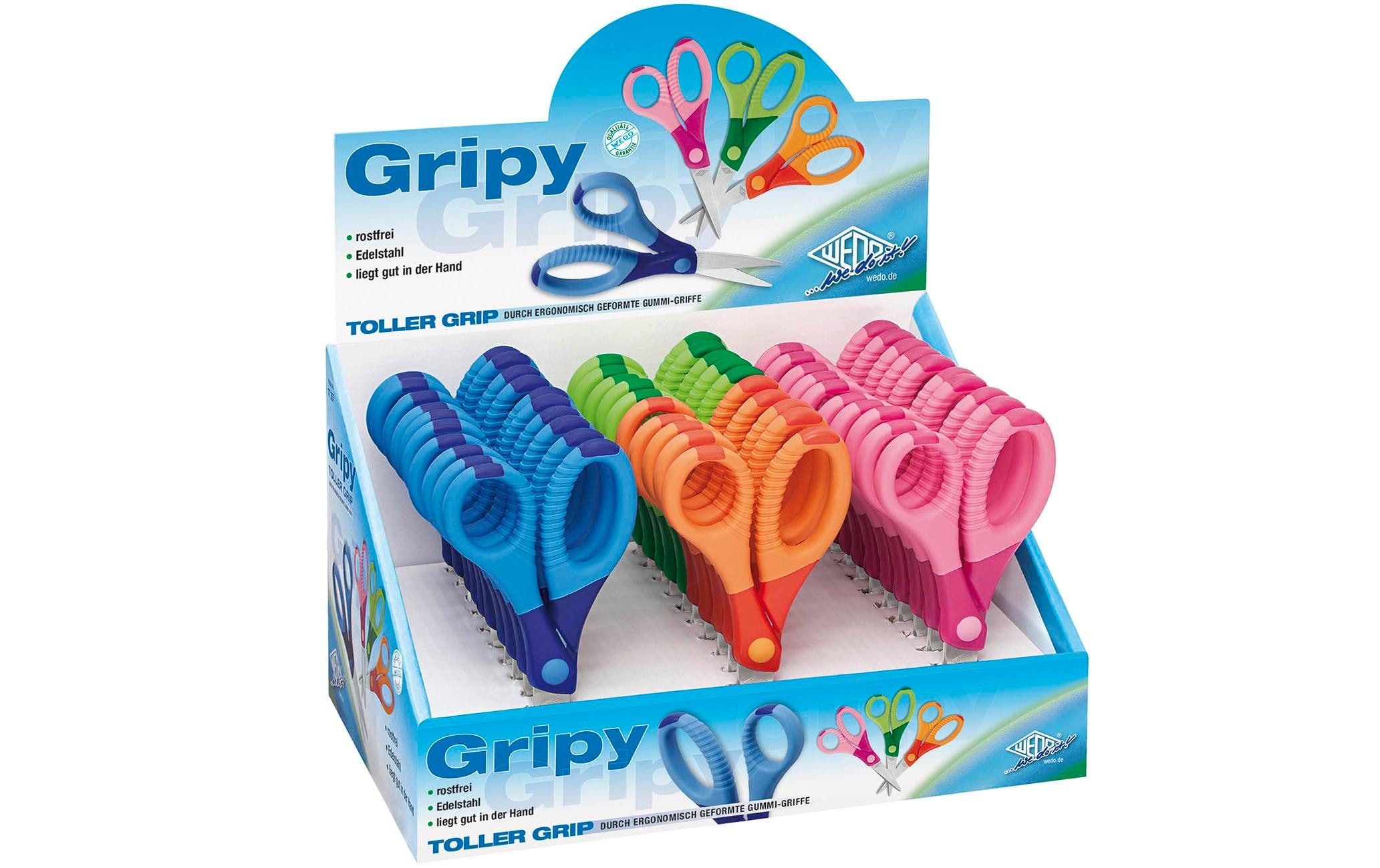 WEDO Bastelschere »Gripy Display mit 30 Kinderscheren«