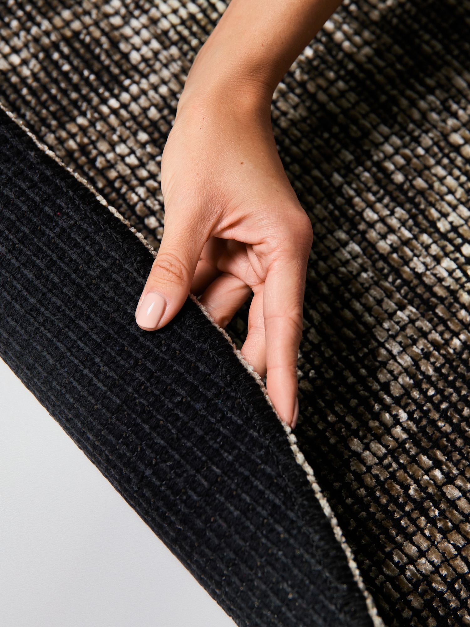 ELLE DECORATION Tapis »Prisma« Rond 5 mm Höhe Glanz-Effekt, Karo Design, Kachel-Optik, Wohnzimmer, Schlafzimmer,Flur