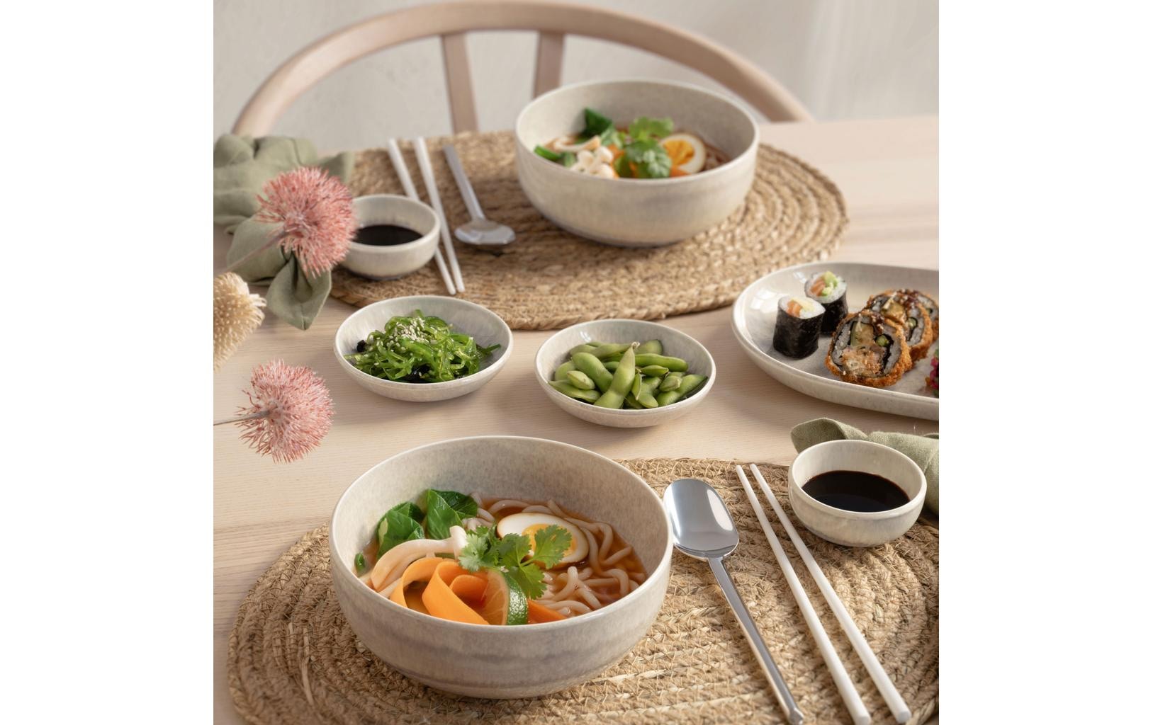 Villeroy & Boch Schale »Perlemor Sand 4 Stück« aus Porzellan