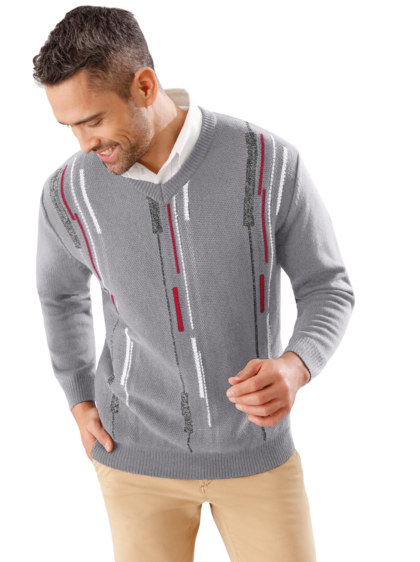 Image of Classic V-Ausschnitt-Pullover bei Ackermann Versand Schweiz