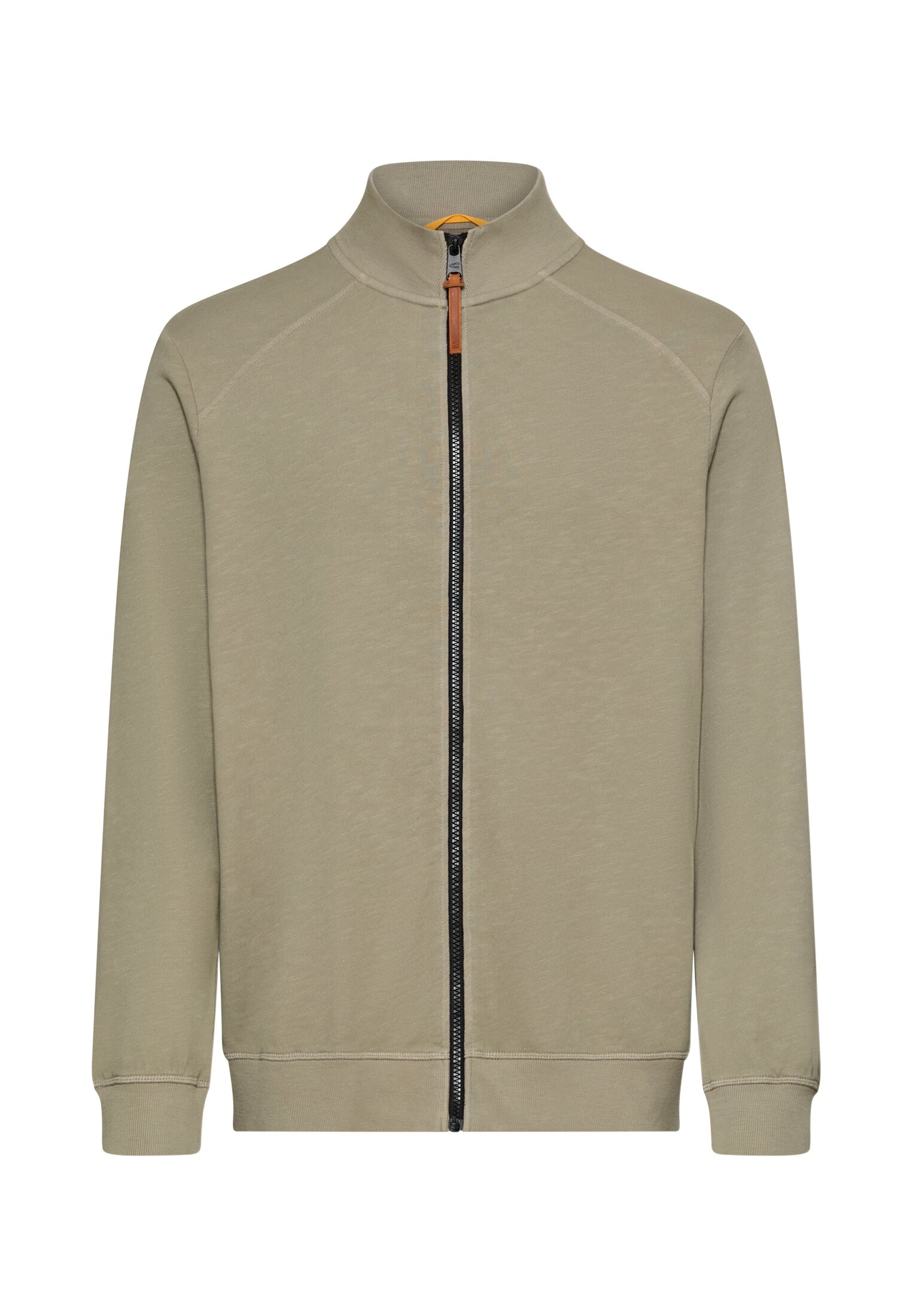 camel active Sweatjacke mit Stehkragen und Reissverschluss