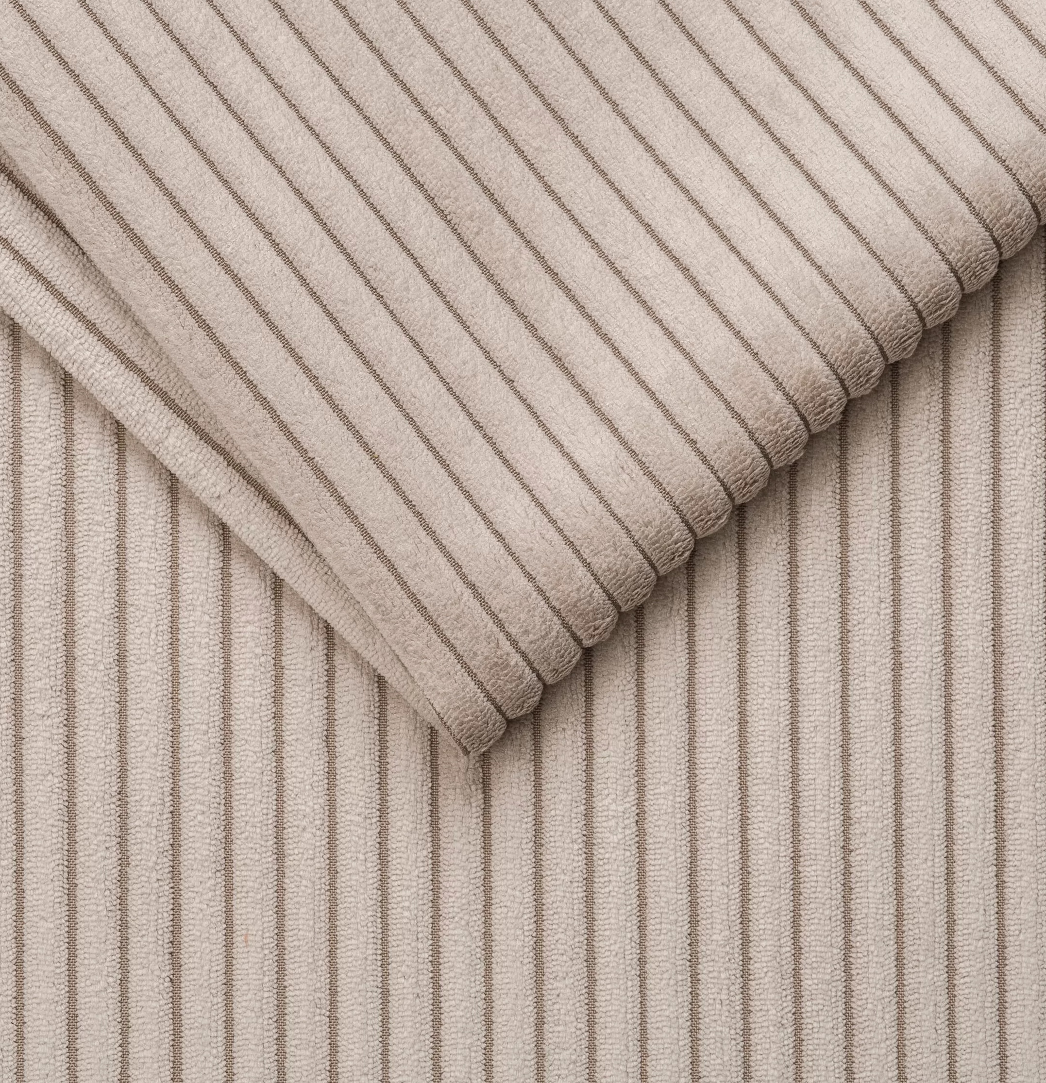 Trends by HG Ecksofa »Summer L-Form«, in Cord-Stoff mit Metallfuss