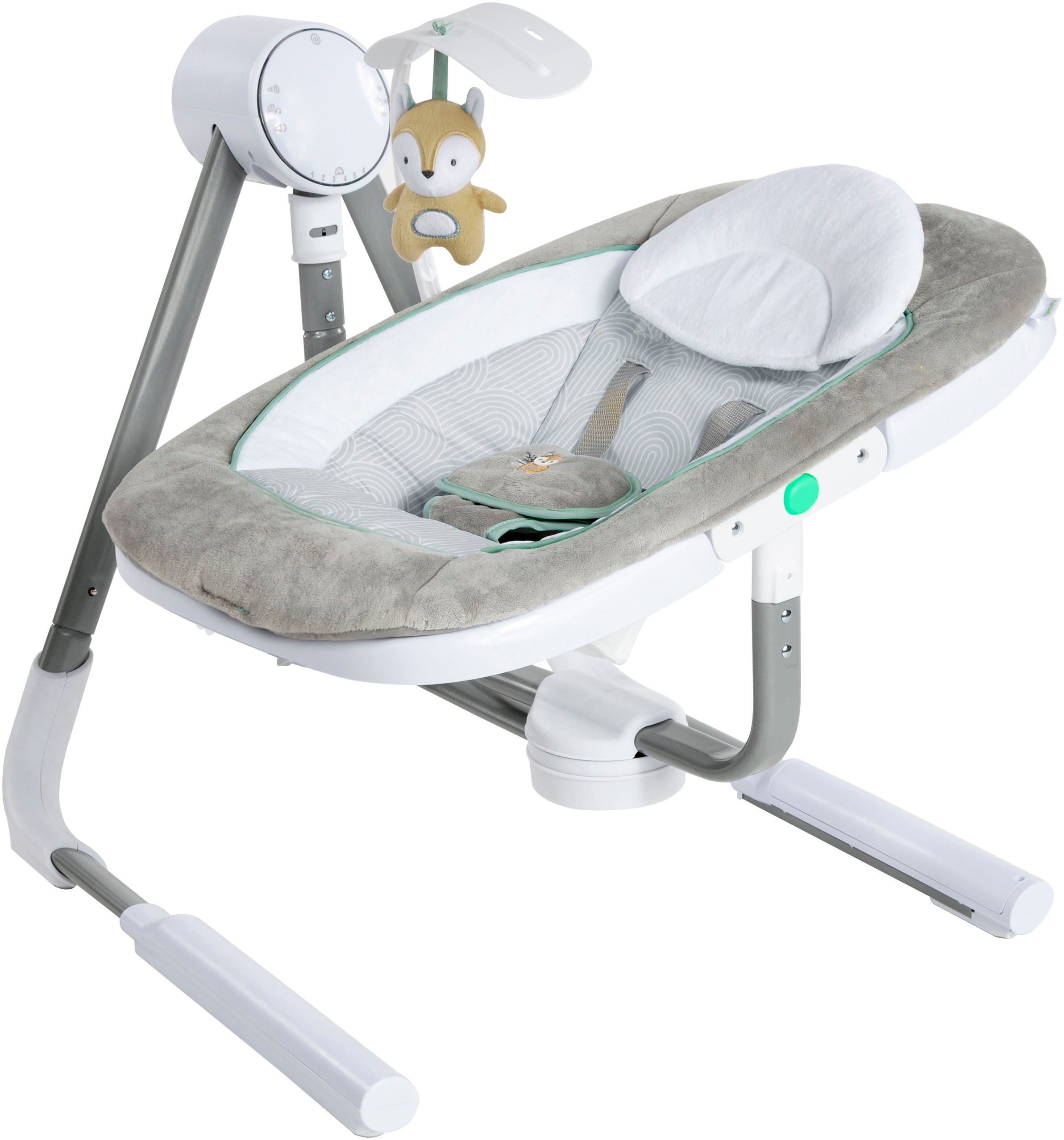 ingenuity Babywippe »AnyWay Sway Dual-Direction Portable Swing – Ray« bis 9 kg mit Sound-Effekt