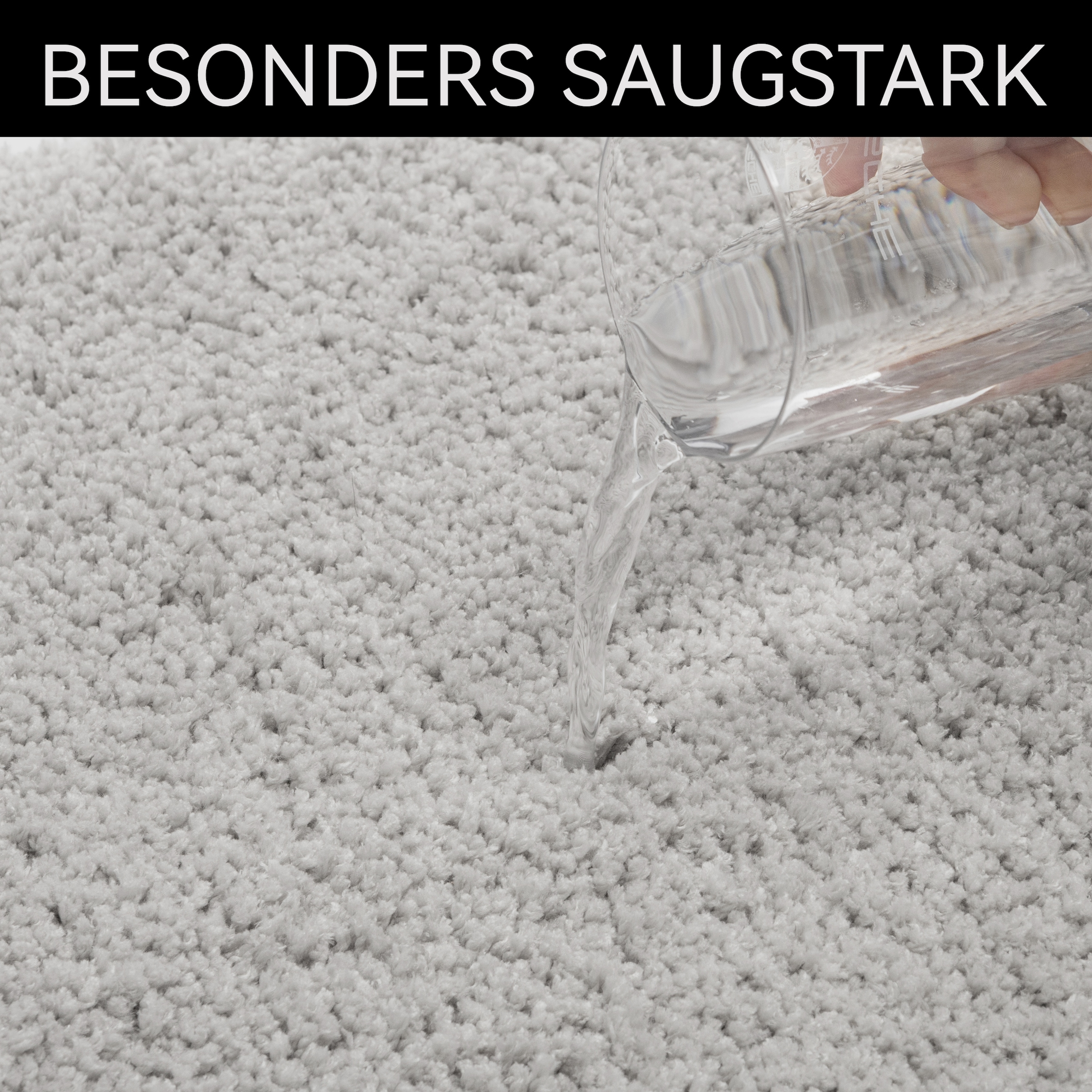 GOODproduct Tapis de bain »Sanremo Premium, Badvorleger, Badezimmer Teppich, sehr weich« Höhe 35 mm revêtement antidérapant Séchage rapide | compatible chauffage au sol tapis de bain, uni, rectangulaire & disponible en set de 3 pièces
