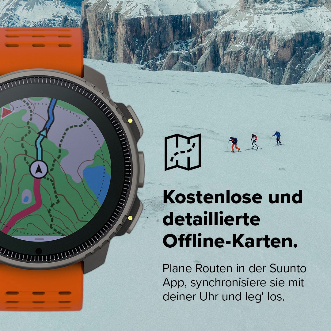 Suunto Smartwatch »Vertical GPS Watch Titanium« ( / 1,4 ″)