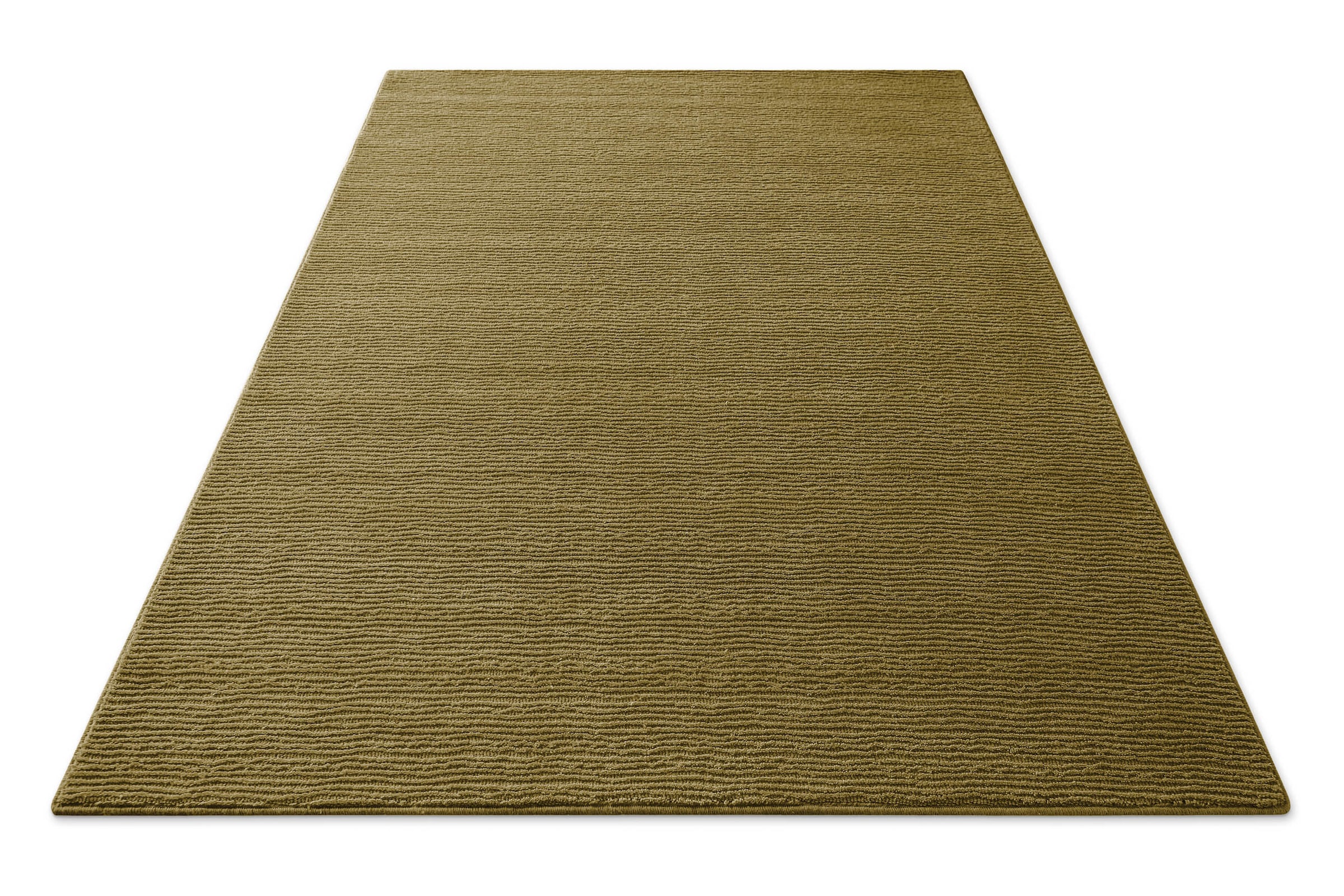 Wecon home Tapis »Castello ONE« Rectangulaire 7 mm Höhe Schurwolle, Kurzflor mit Hoch-Tief-Effekt, Wohnzimmer, Streifenmuster
