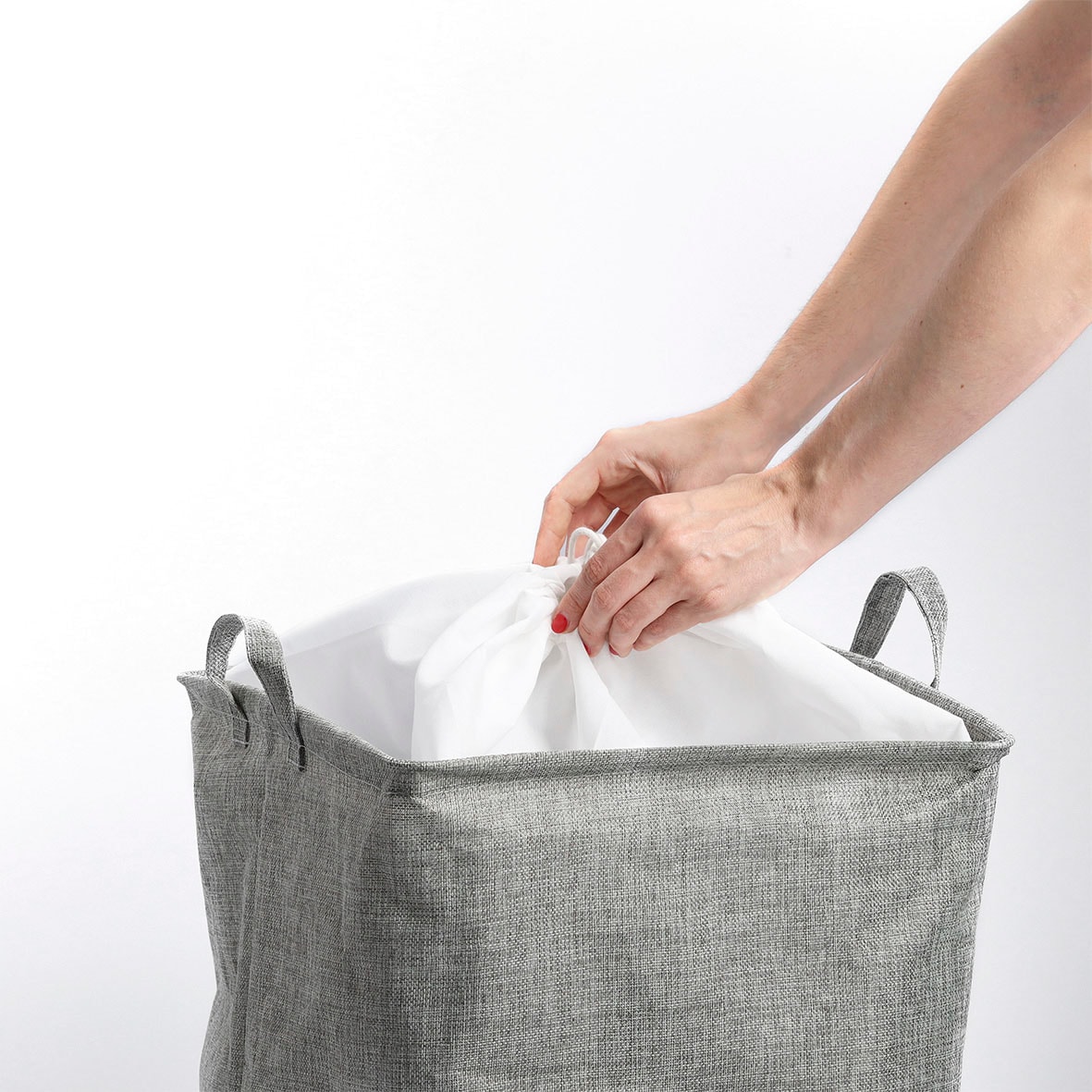 Zeller Present Wäschesack 2 praktische Griffe